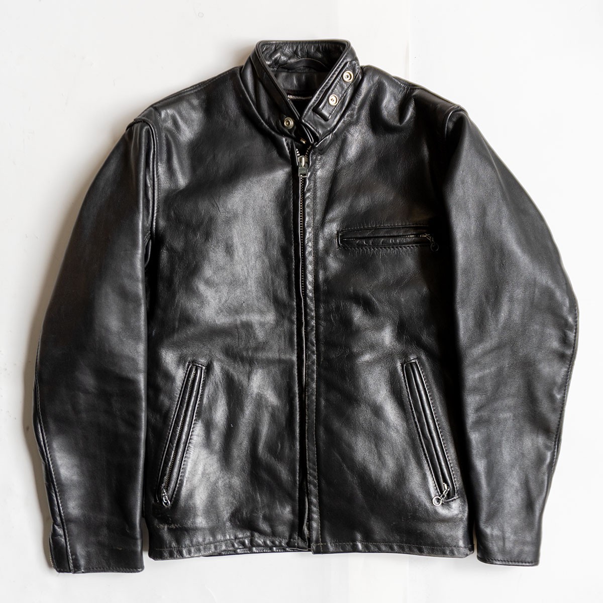 楽天市場】【美品】SCHOTT【641/シングルライダースジャケット】42