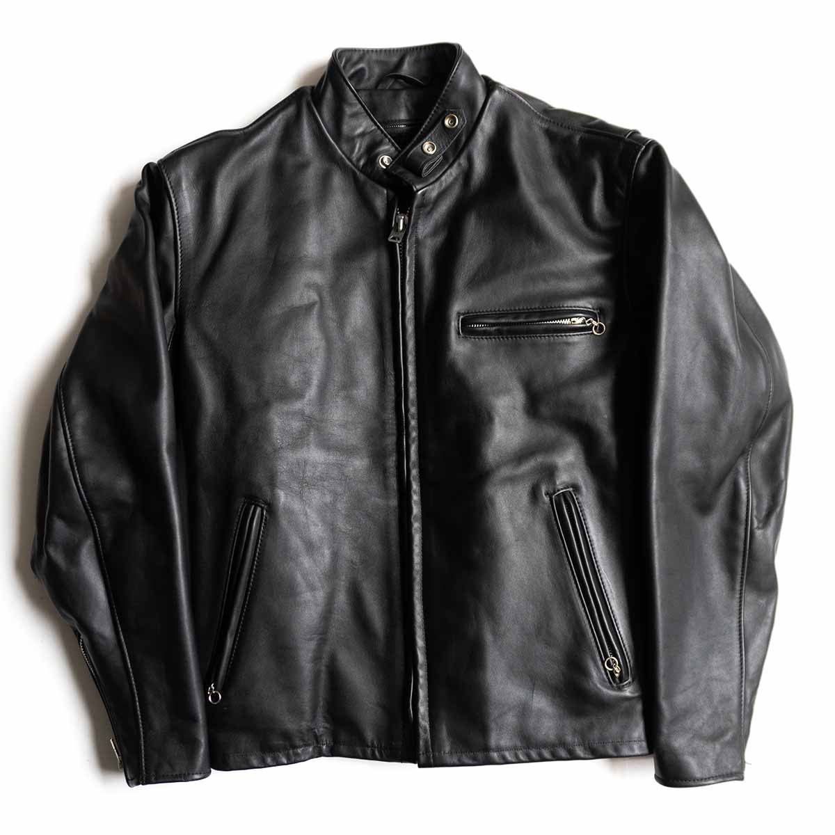 【希少サイズ 42】schott シングルライダース641 米国製 楽天市場】【美品】SCHOTT【641/シングルライダースジャケット】42