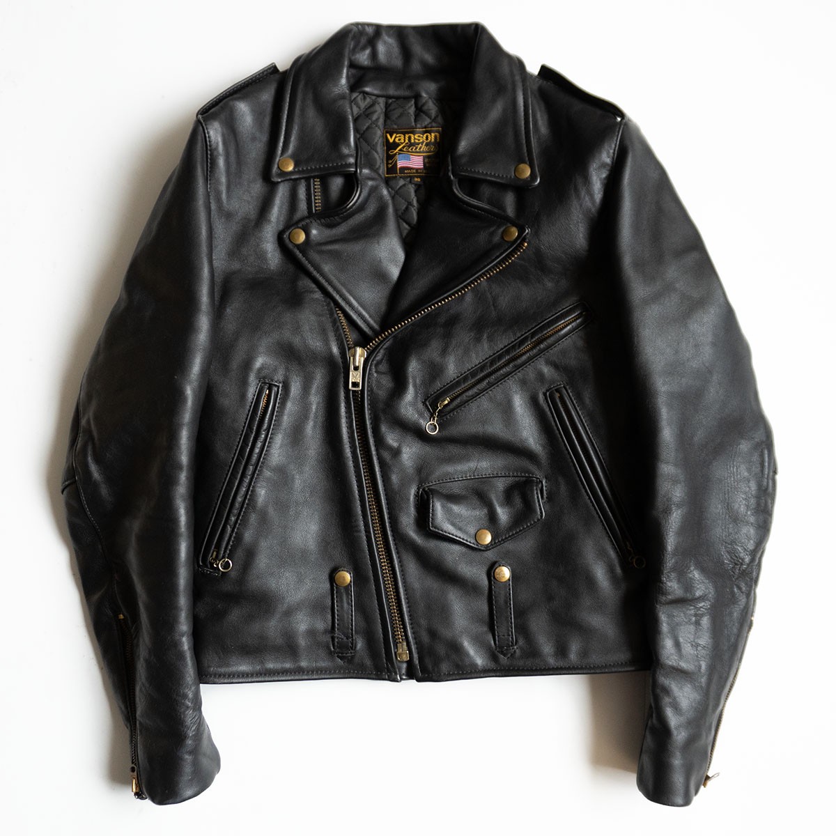楽天市場】【VANSON】バンソン ホースハイドレザーENFライダース