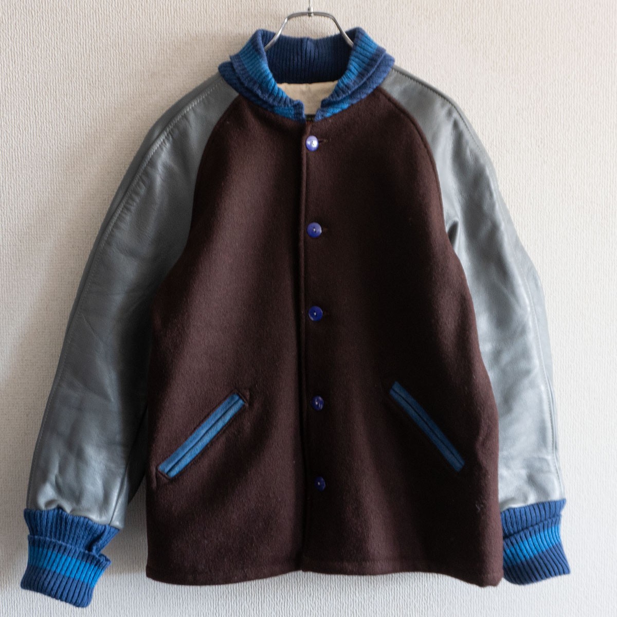 楽天市場】SKOOKUM スクーカム スタジャン SKOOKUM 袖革スタジャン