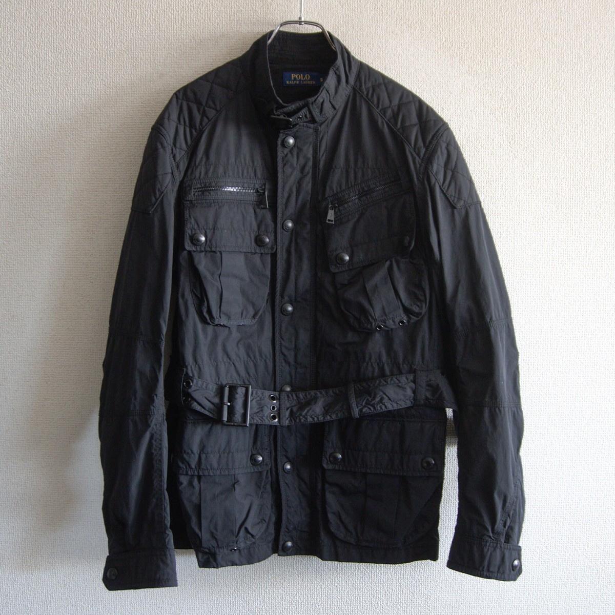 【美品】POLO RALPH LAUREN【モーターサイクルジャケット】S ポロラルフローレン 25120156