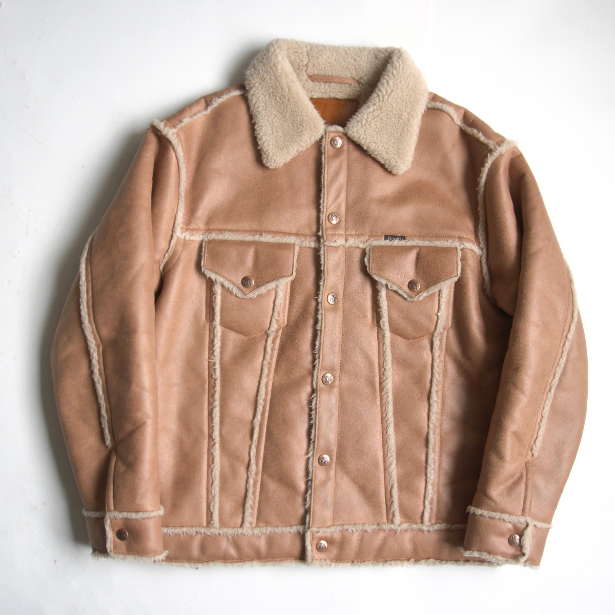 【極美品】YANUK&times;藤原裕【フェイクムートンジャケット】ヤヌーク 26010096｜OLD BOY SHOP