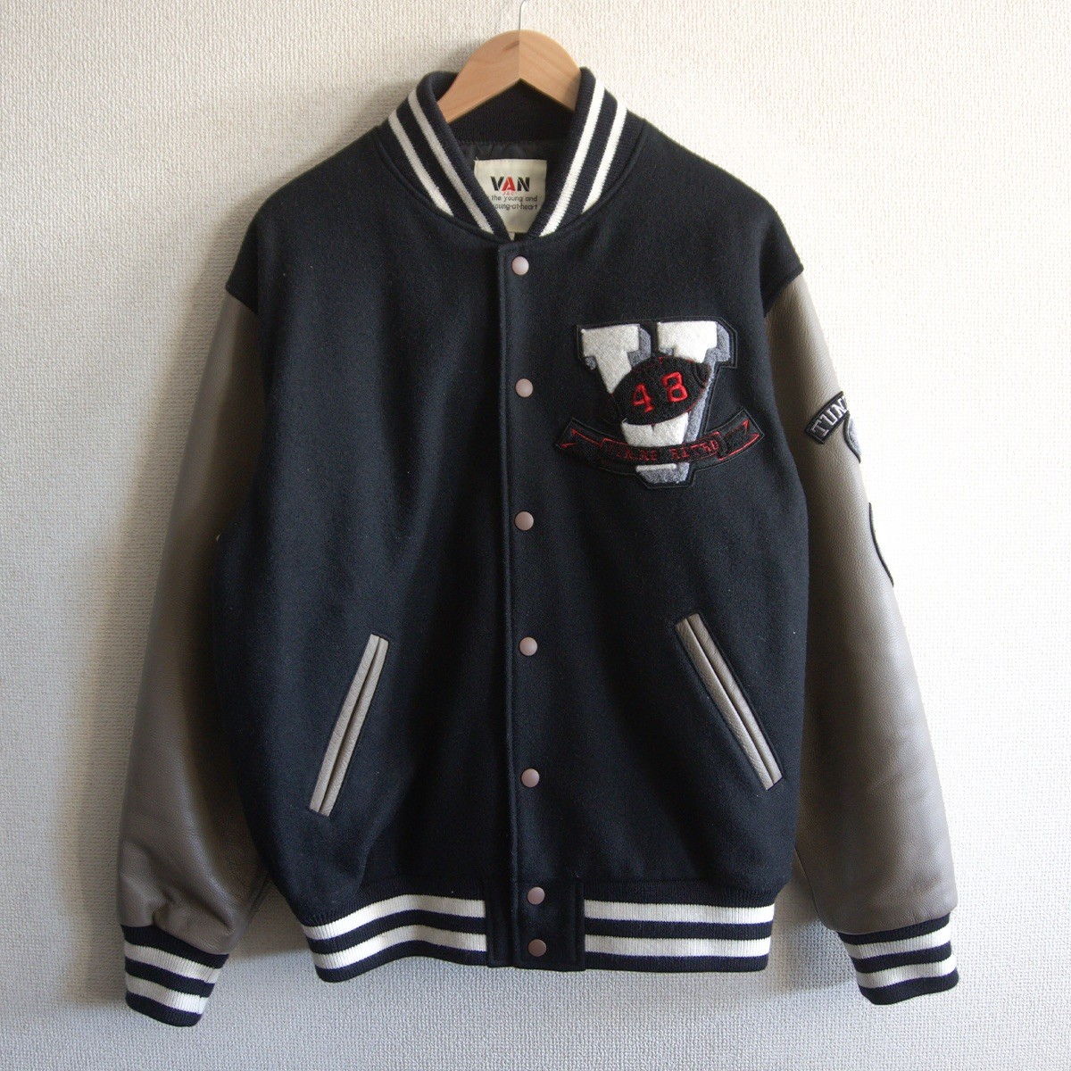 楽天市場】VAN JACKET INC. ヴァンヂャケット 日本製 袖レザー