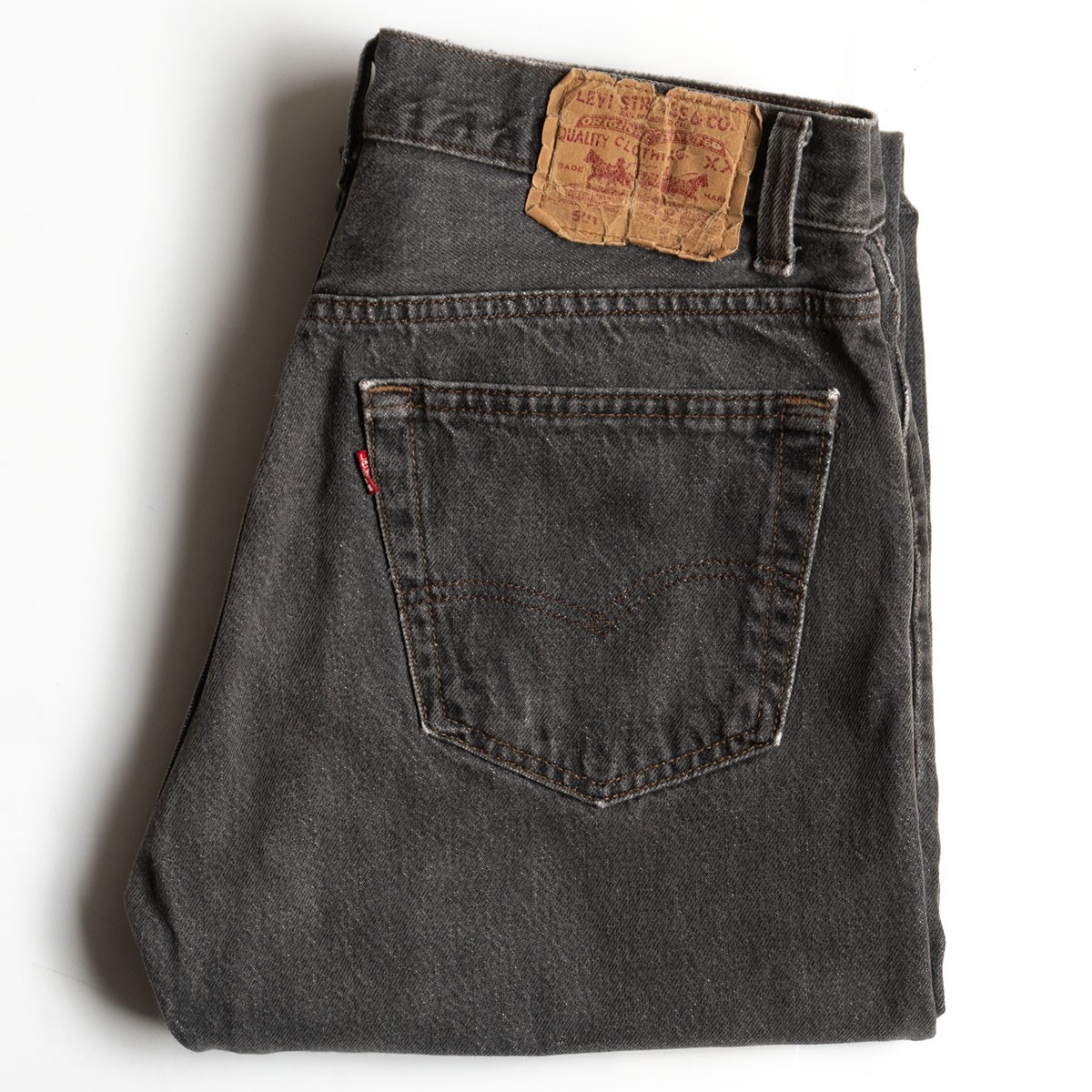 【先染め/ゴールデンサイズ】 LEVI'S 【80s/501 ブラックデニム デニムパンツ】32×30 リーバイス アメリカ製 80年代 wsm 26010407