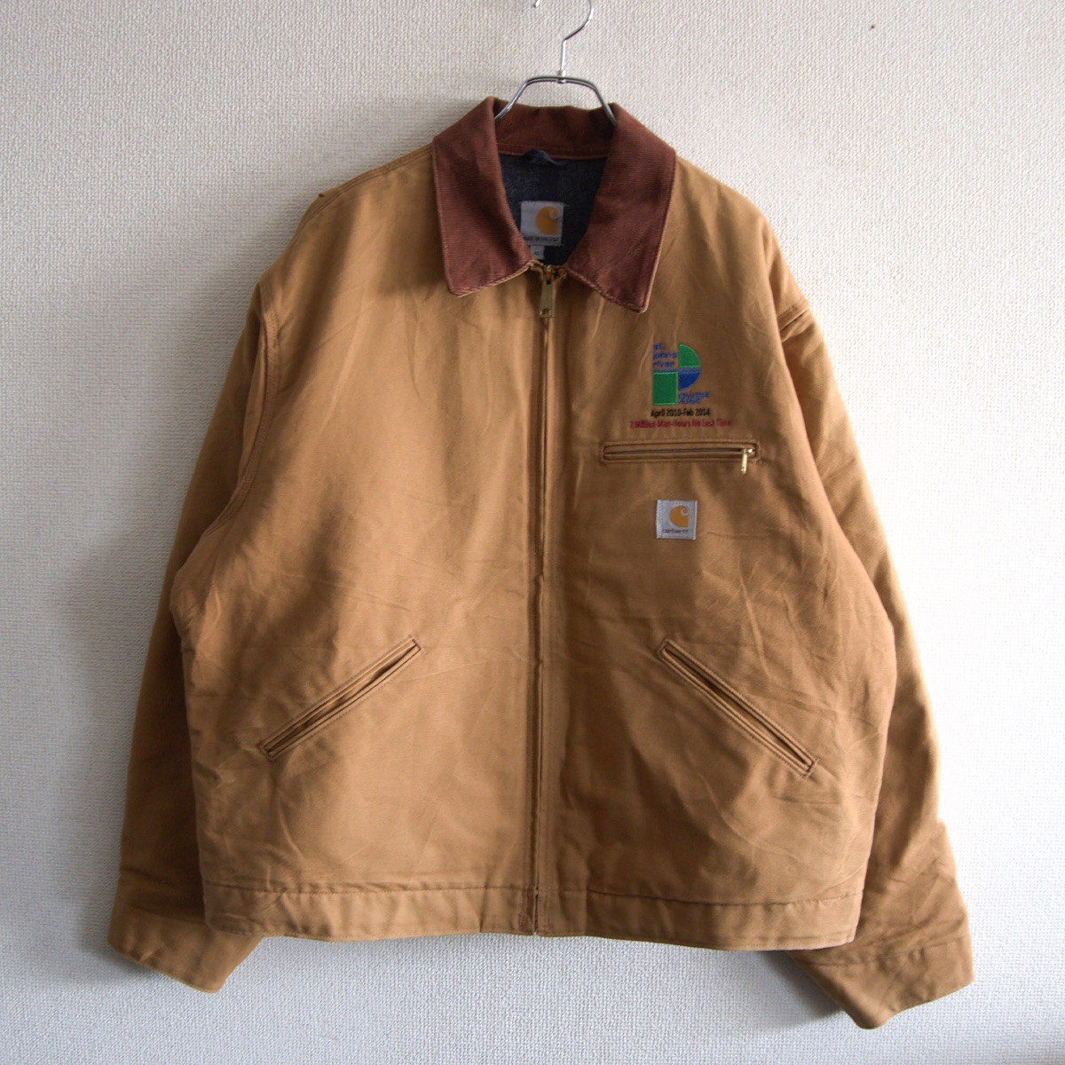 楽天市場】00s USA製 Carhartt J01 デトロイト ジャケット 黒 48TALL