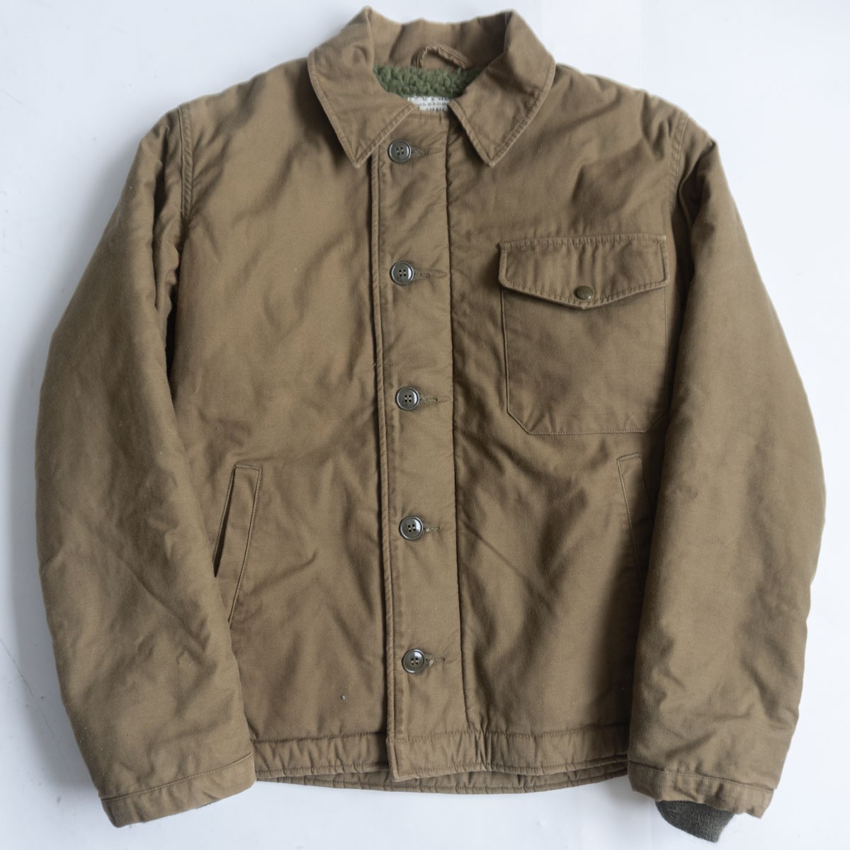 【雰囲気抜群】BUZZ RICKSON'S 【US NAVY A-2 DECK JACKET】S デッキジャケット ミリタリー バズリクソンズ 26020187