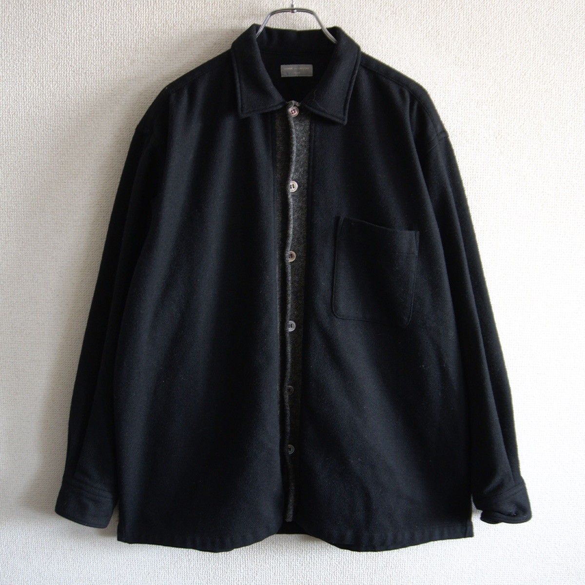 【AD1996/田中オム】COMME des GARCONS HOMME【90s ボックスシルエット 切替 シャツ】 コムデギャルソンオム 26020393