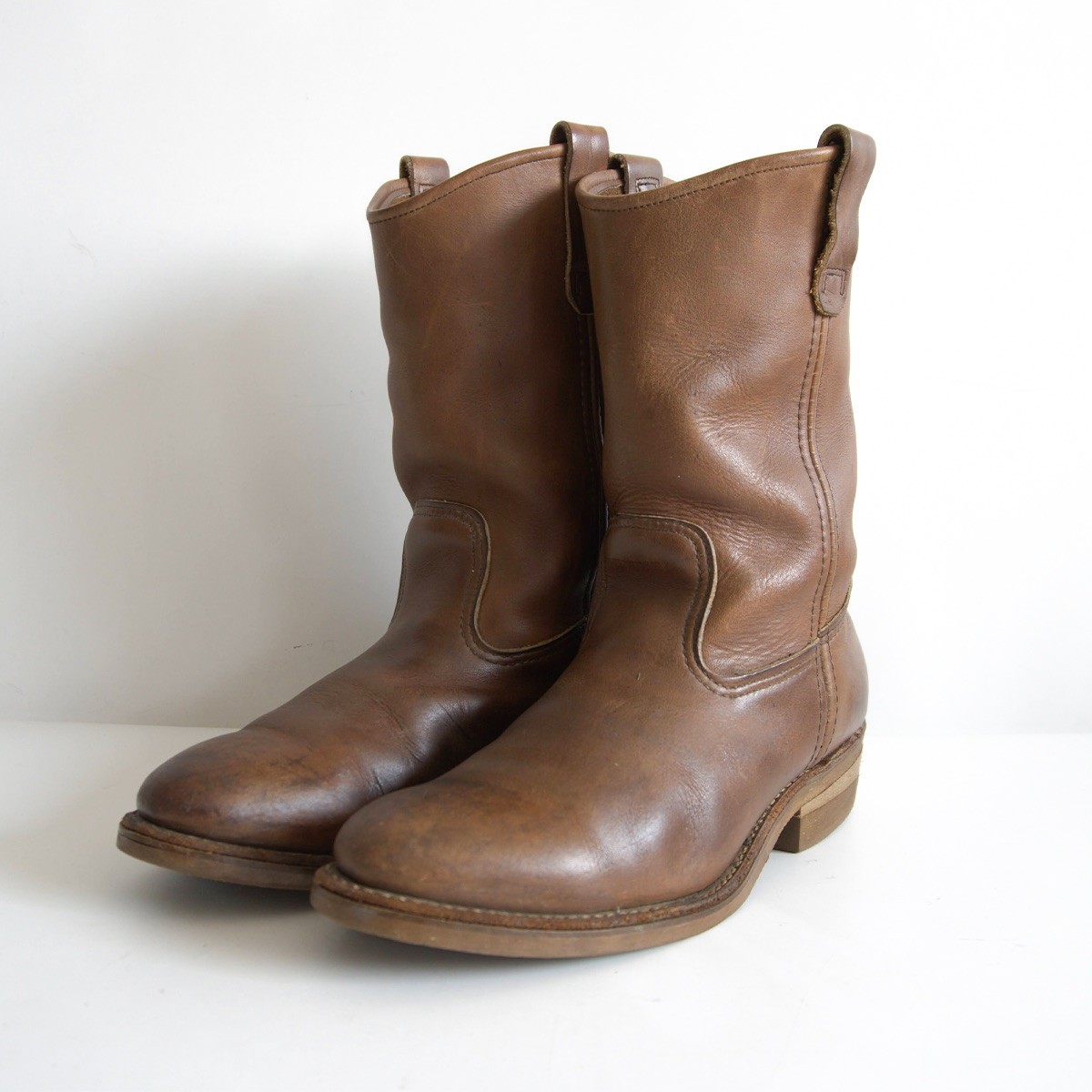 【90S/縦羽タグ】REDWING【1155/PECOS BOOTS】US8E ペコス ブーツ 90年代 レッドウィング USA製 s2602056