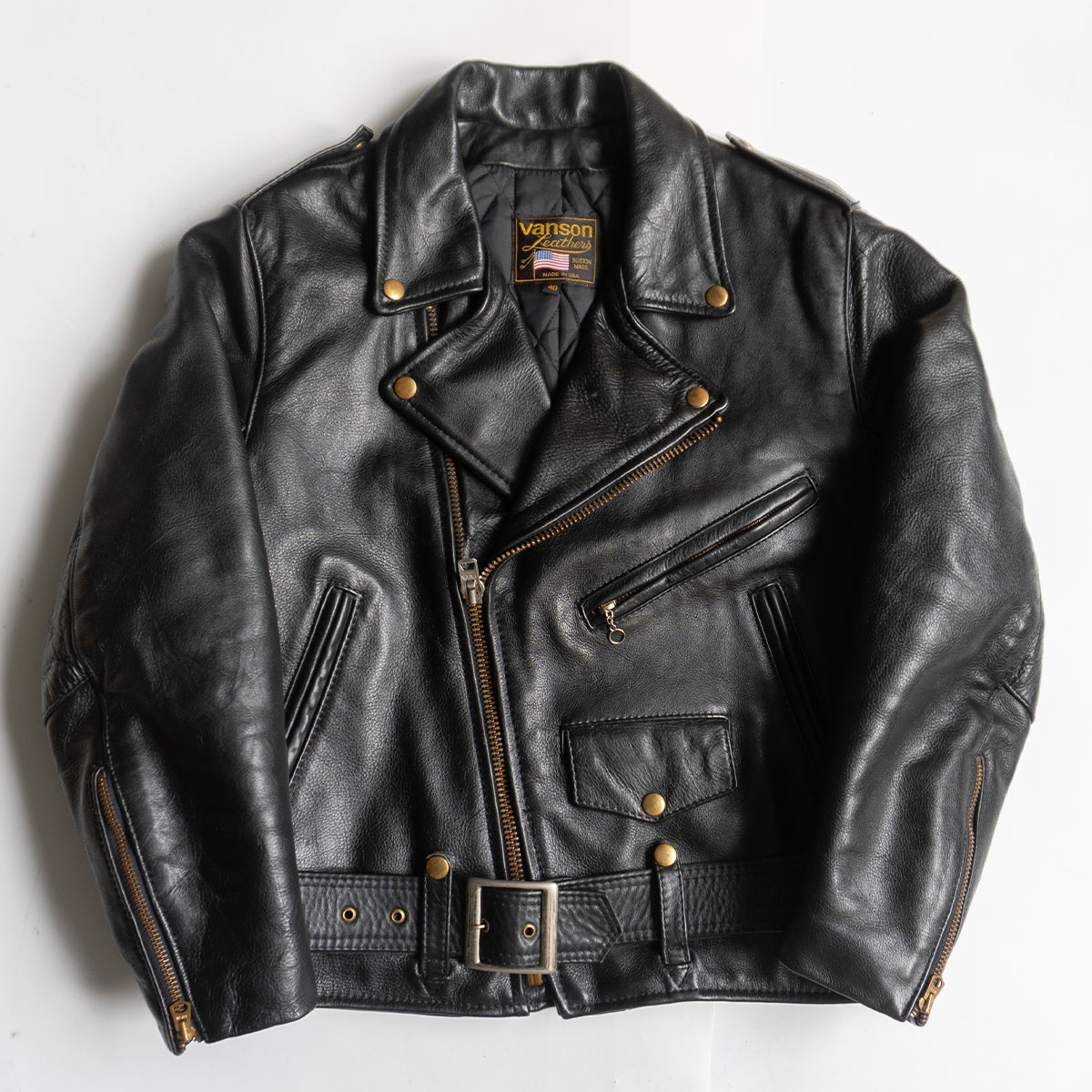 楽天市場】【VANSON】バンソン ホースハイドレザーENFライダース