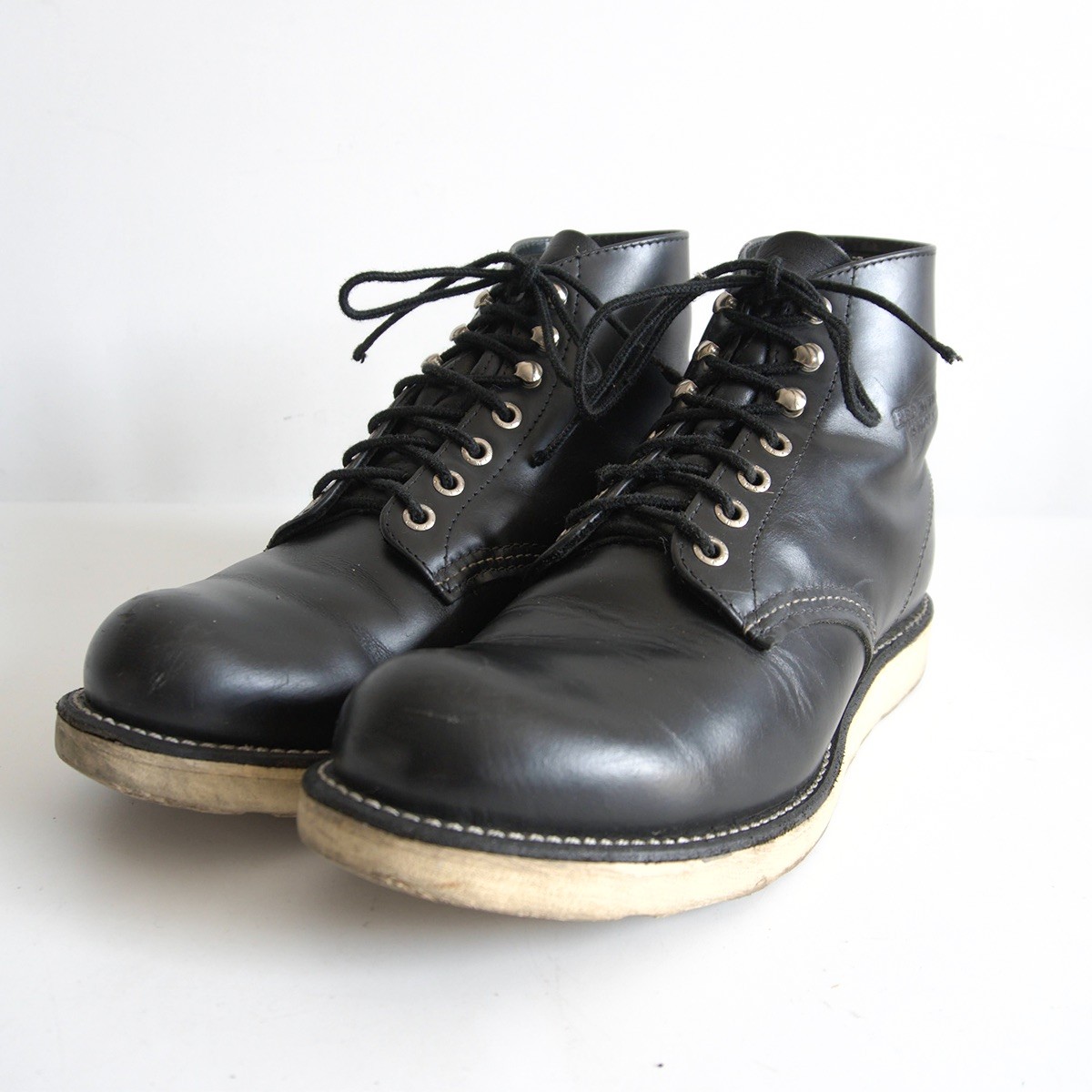 【雰囲気抜群】REDWING【8165/6-inch Classic Round BOOTS】US8D ブーツ レッドウィング USA製 s2602068｜OLD BOY SHOP