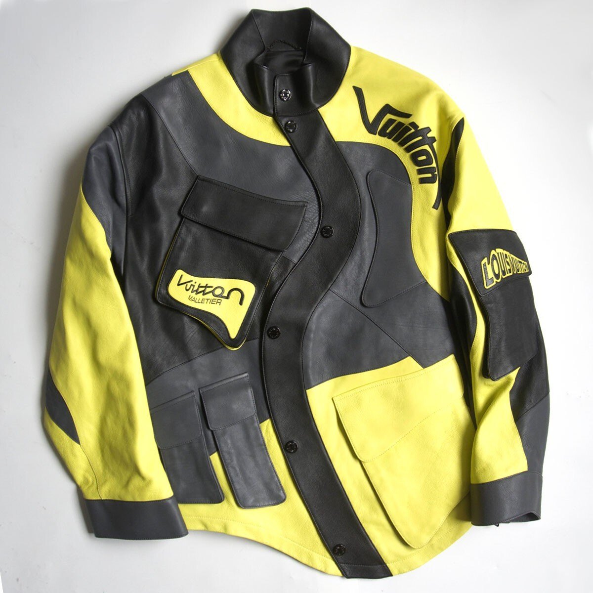 【最高級】LOUIS VUITTON【レザー モーターサイクルジャケット】48 ルイヴィトン 26010036