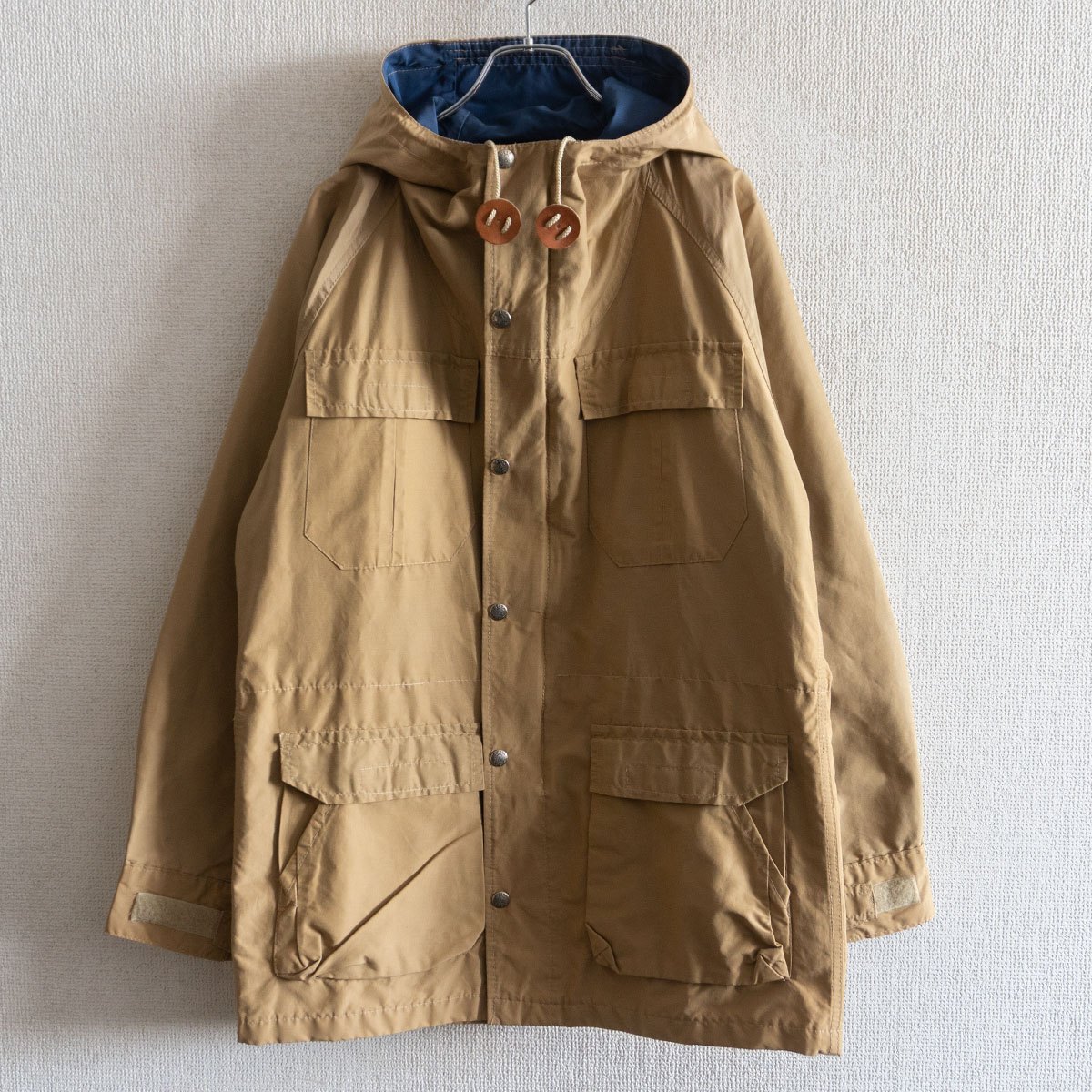 【美品】Sierra Designs 【USA製 60/40差し交わす お山パーカー】M タン 上衣 シエラデザイン 26020467