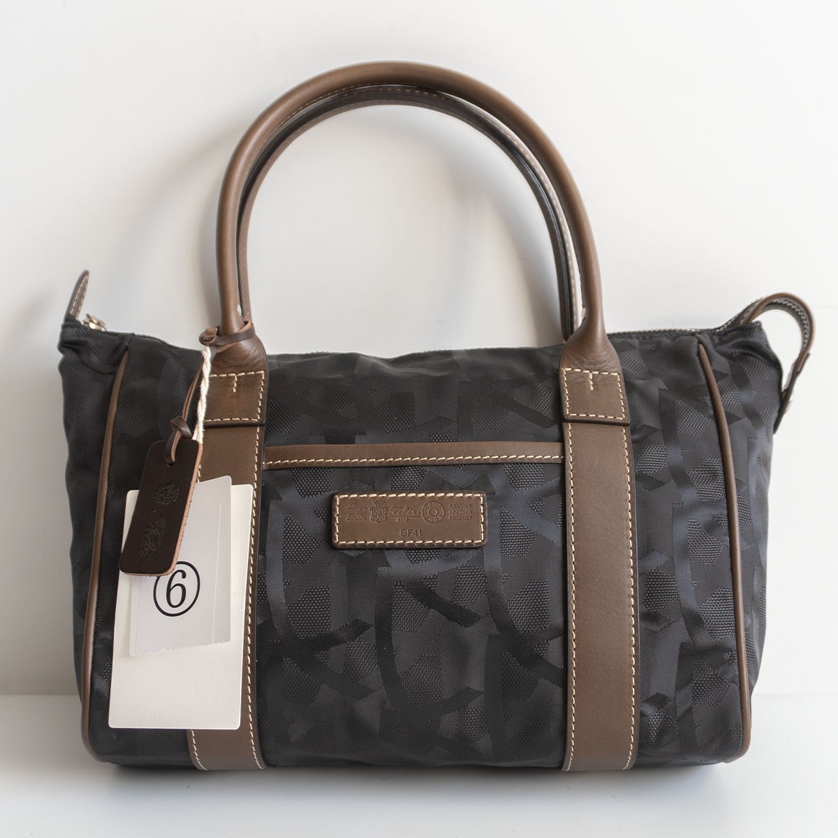 【未使用品】FELISI【GF41/JD トートバッグ】ナイロン×レザー フェリージ 26020453
