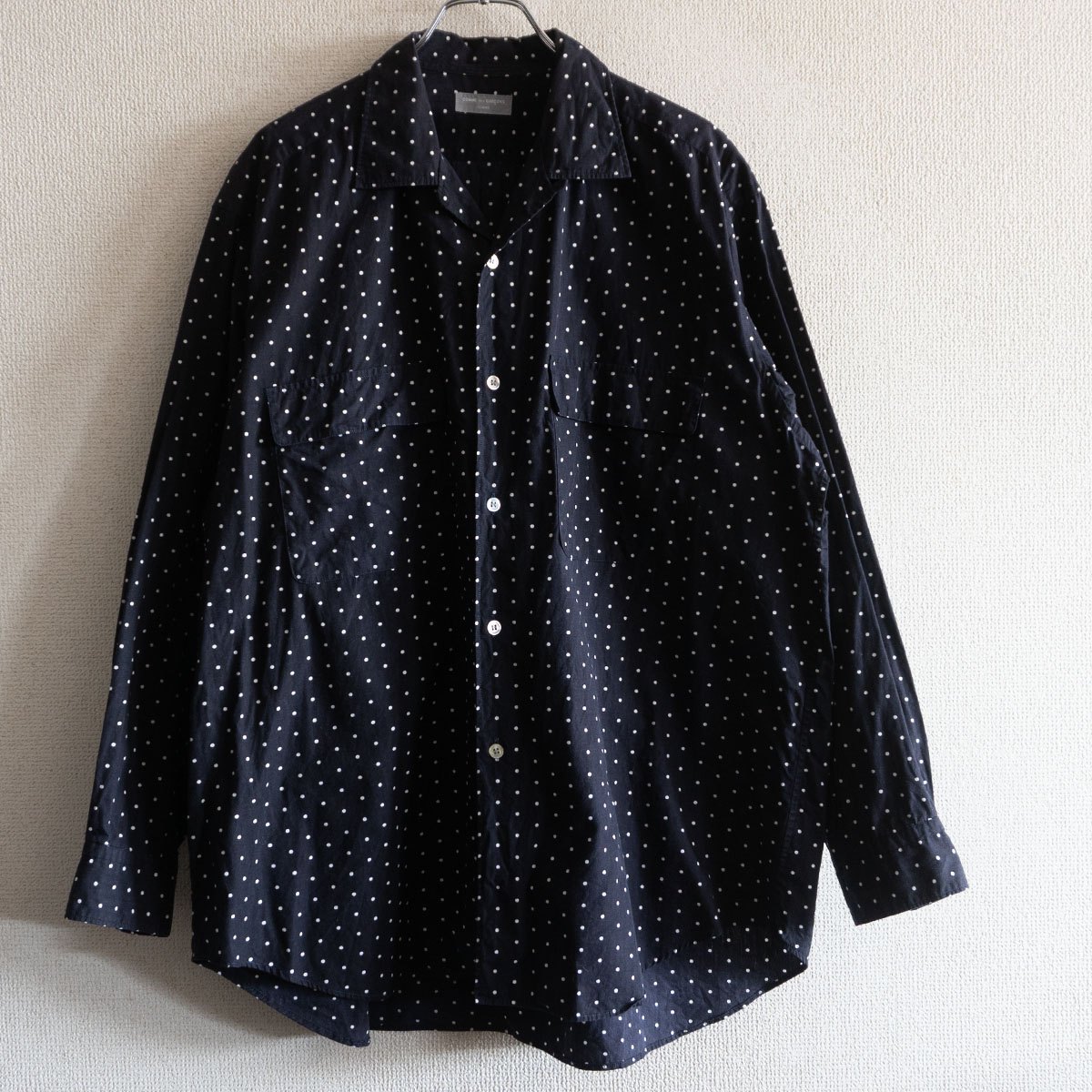 【AD1988】COMME des GARCONS HOMME 【点点柄 明けっ広げ色合い プルオーバー】80S コムデ給仕 オム s2602078