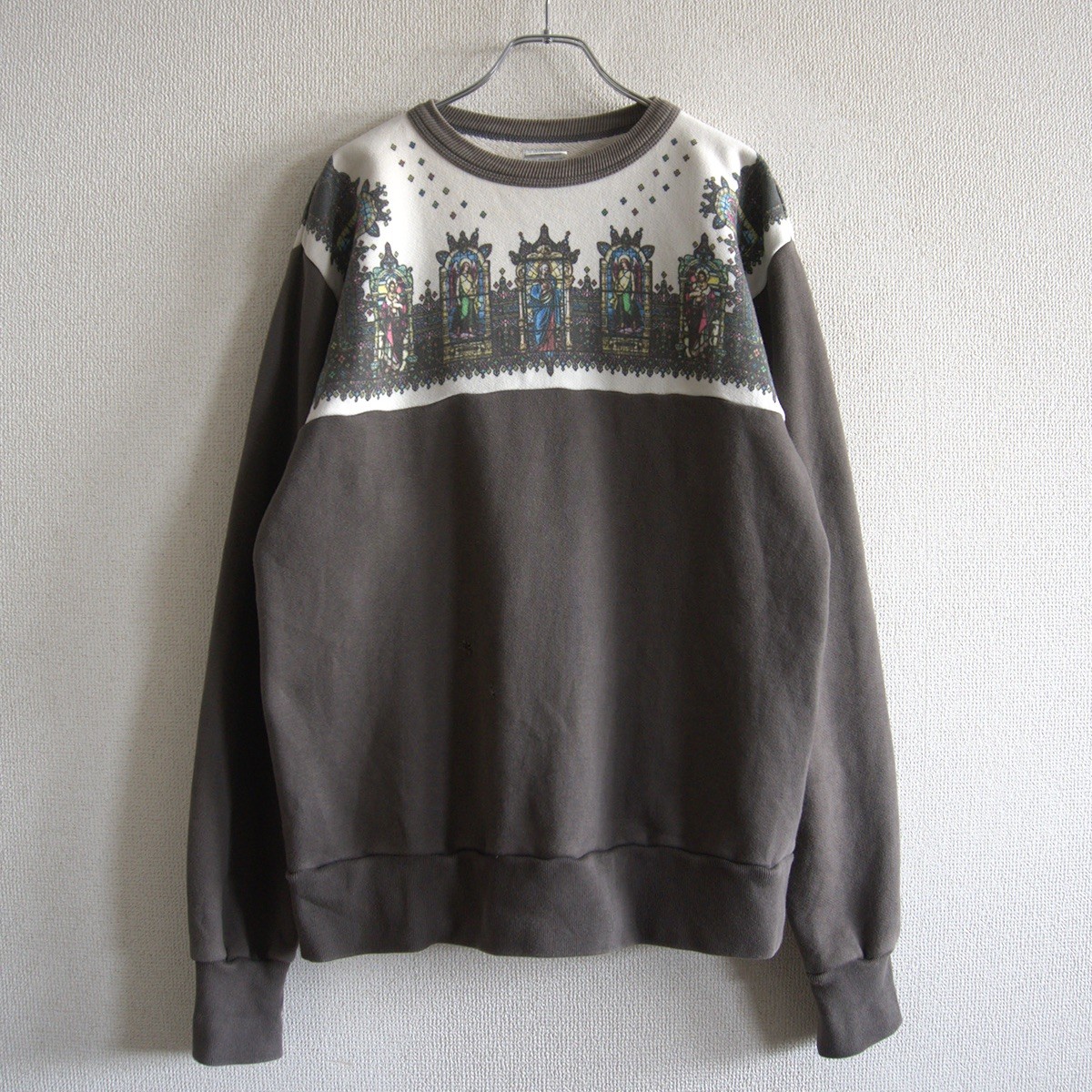 【21SS】SAINT MICHAEL【Crew Sweat SGlass】S セントマイケル スウェット ステンドグラス 26020629