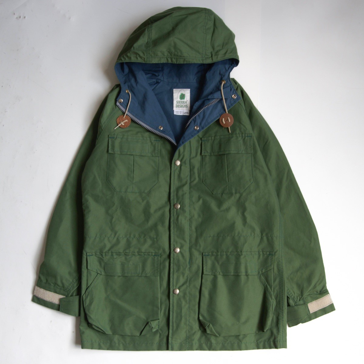 【美品】Sierra Designs 【USA製 60/40クロス マウンテンパーカー】 S グリーン ジャケット シエラデザイン s2602130