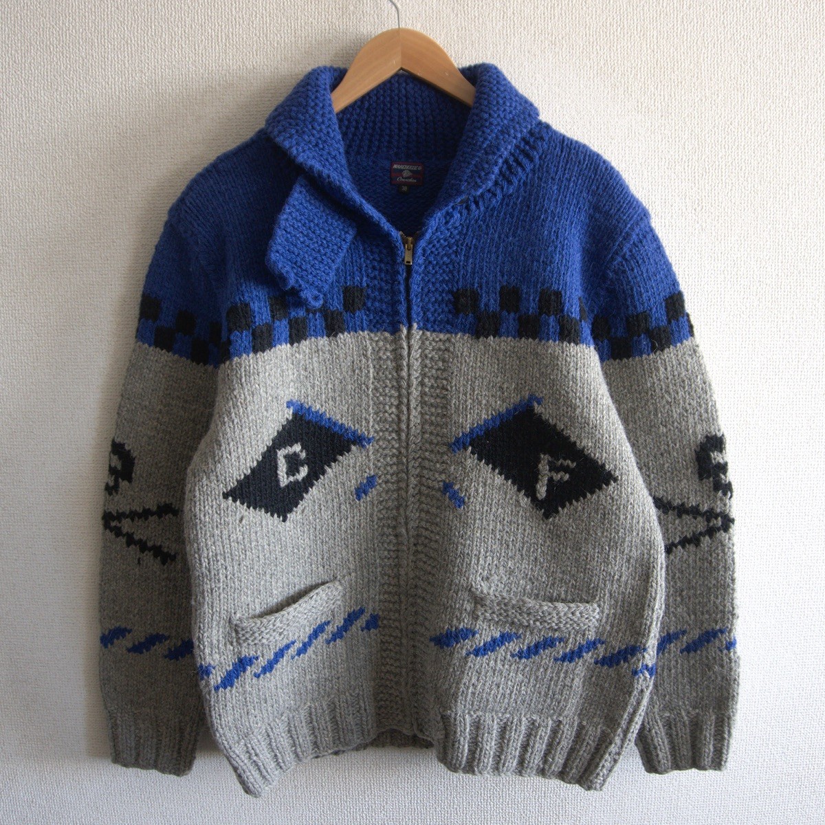 【美品】WAREHOUSE 【カウチンニット ジャケット】 38 ウエアハウス ジップ セーター 26030173 29,315円
