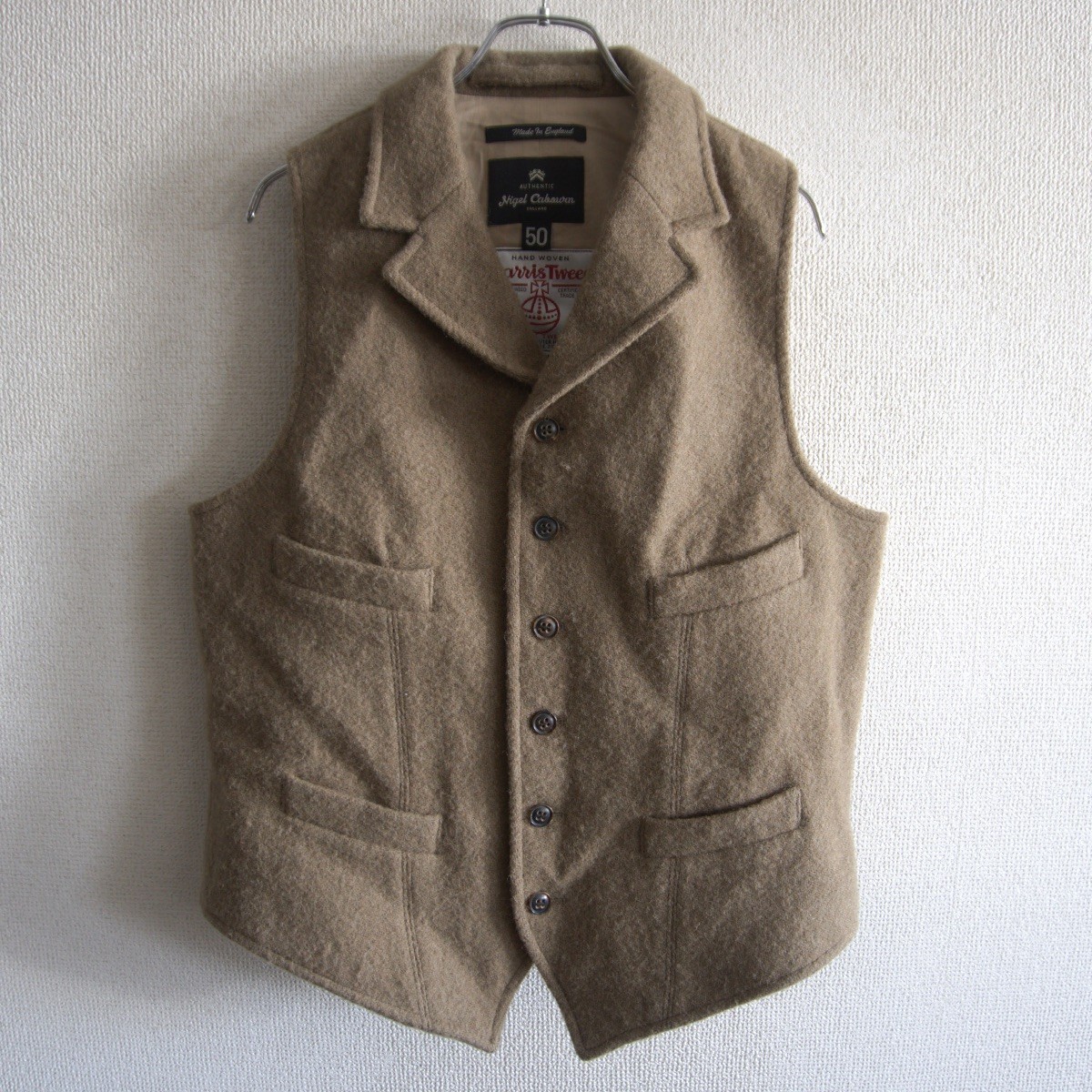 e*d様 【Nigel Cabourn 】【美品】ハリスツイード ベスト サイズ