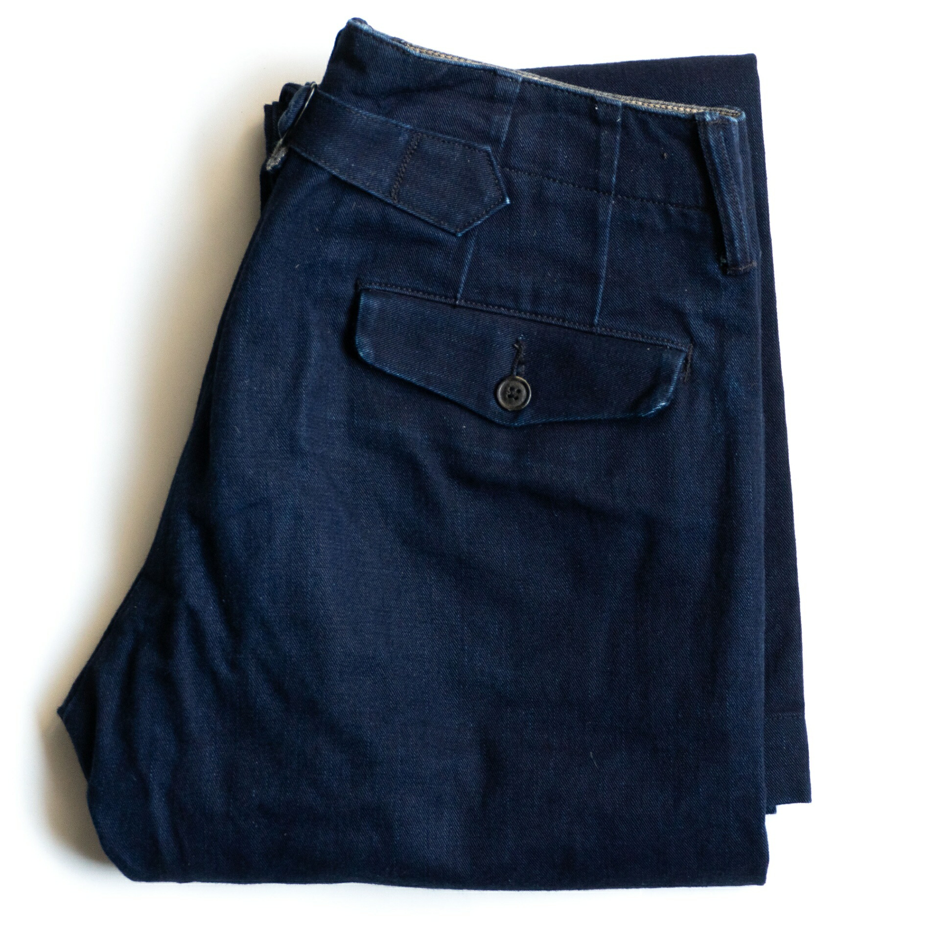 【雰囲気抜群】RRL【INDIGO TROUSER】29 バックルバック インディゴ トラウザー パンツ 26030256|OLD BOY SHOP