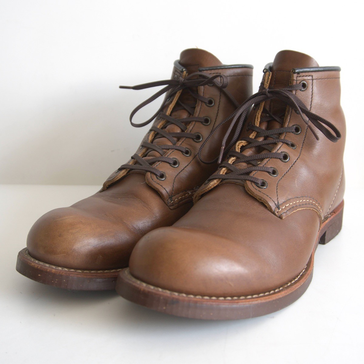 【佇まい威風堂々たる】REDWING【9161/BECKMAN ROUND BOOTS】US9D 黒いことスミス ベックマン ブラウンブーマー レッドウィング USA製  s2603023 ブーツ-ワーク