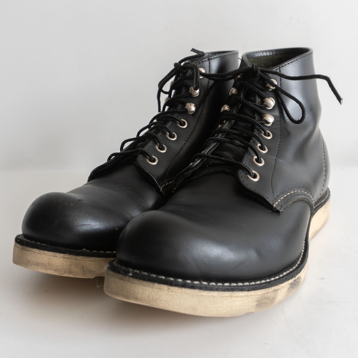 【18年製/犬下げ札刷り直す】REDWING【8165/6-inch Classic Round BOOTS】US8D ブーツ レッドウィング USA製 26030236 ワーク-ブーツ