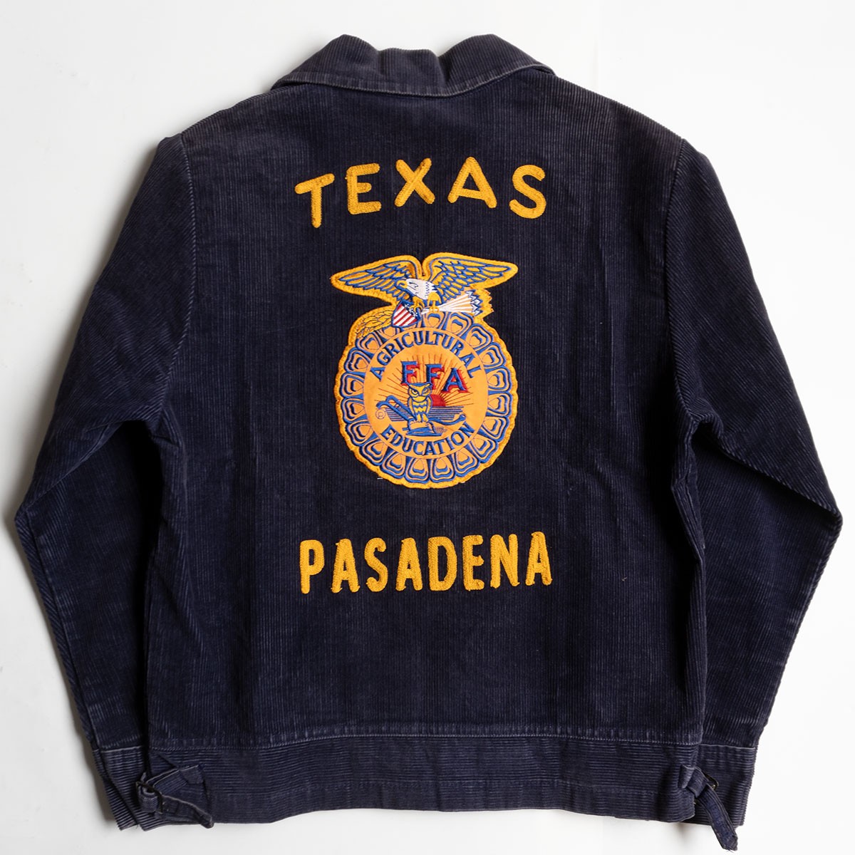 【雰囲気抜群】 FFA ファーマーズ ジャケット【ワーク ジャケット】 42 TEXAS コーデュロイ 刺繍 古着 26030481