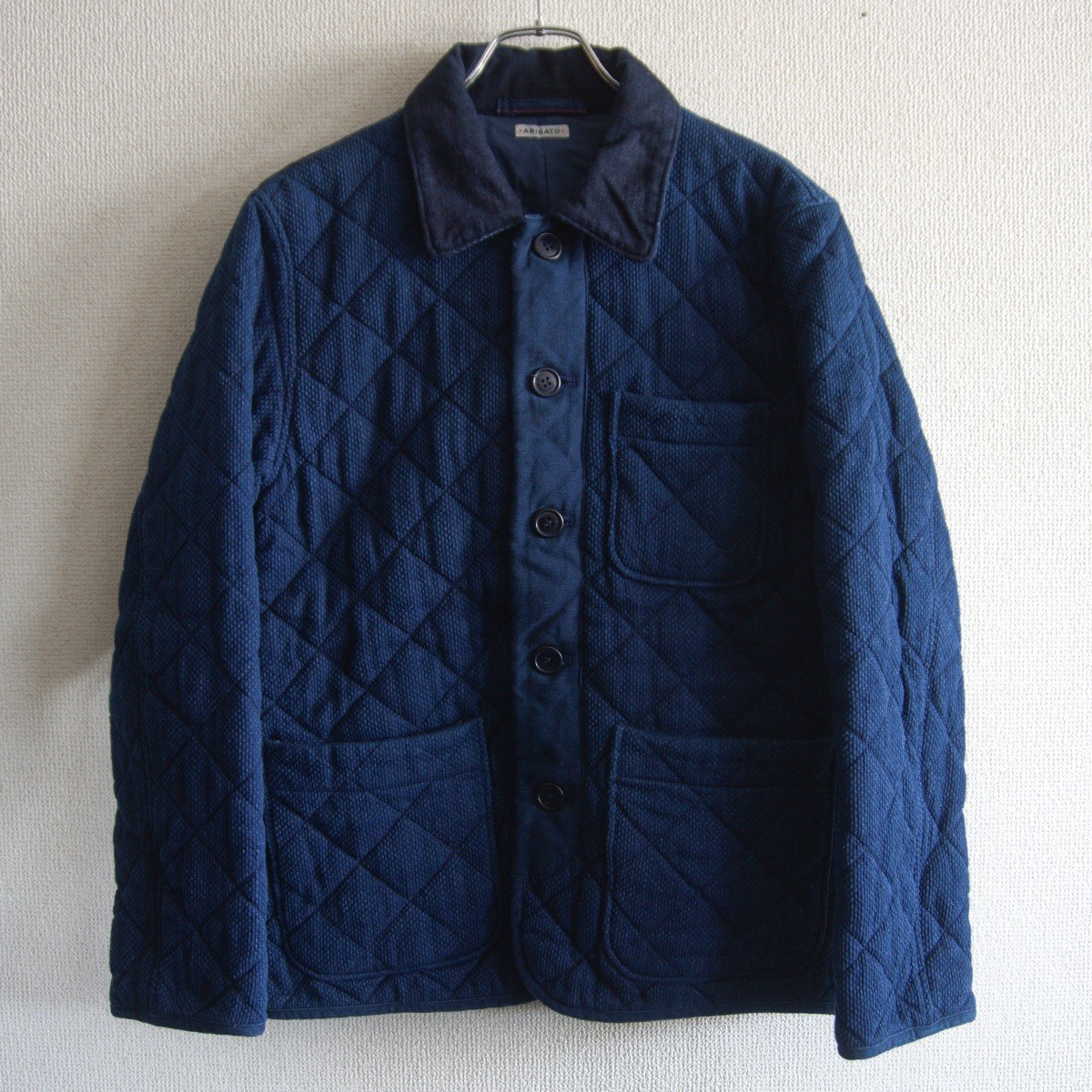 【美品】 BLUE BLUE JAPAN 【刺し子 取りまかなう櫂 上衣】2(M) ブルーブルージャパン インディゴ 26030620
