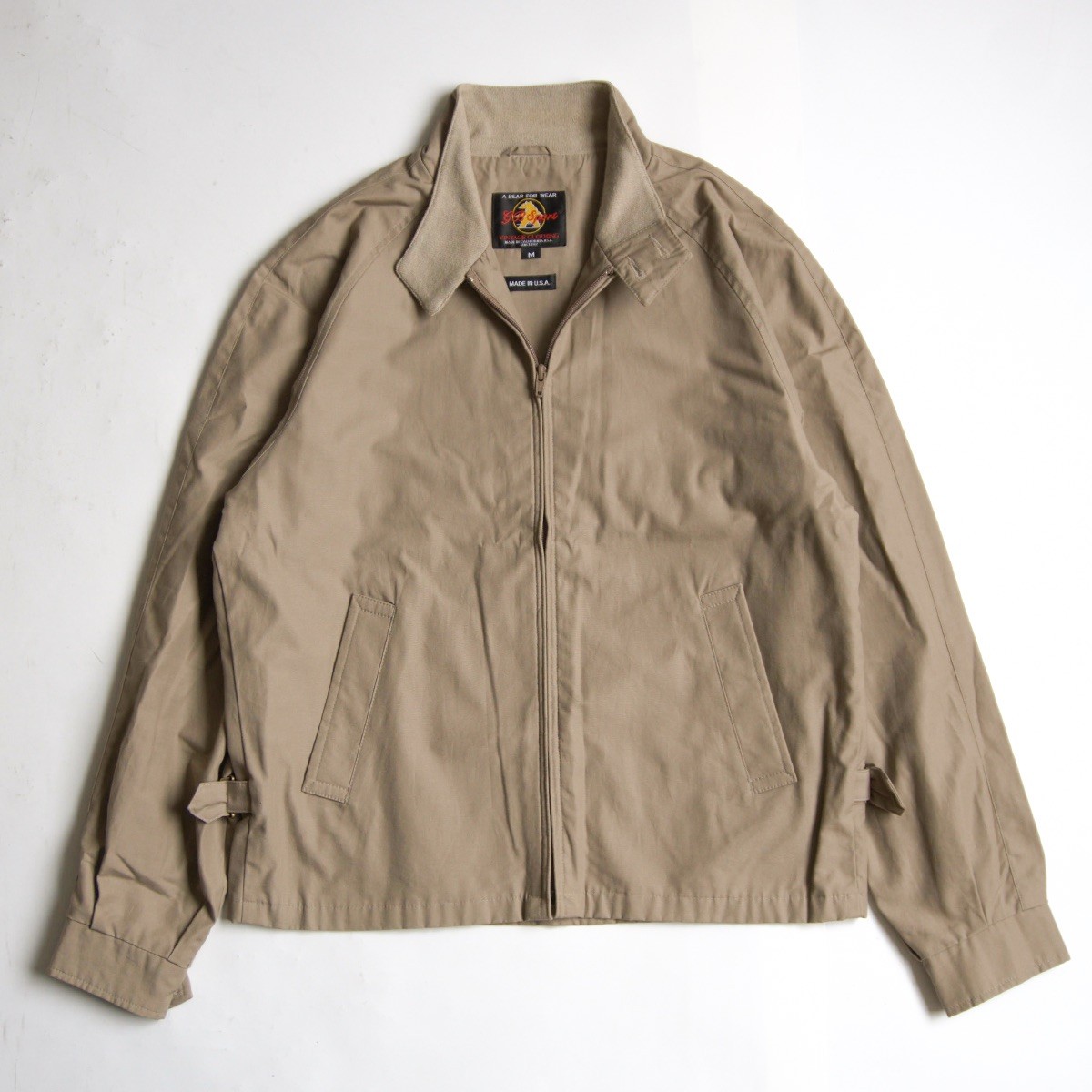 【USA製】GB SPORT【THE WALKER BARRACUDA JKT】M ストーン スウィングトップ ジャケット ジービースポーツ 26030756