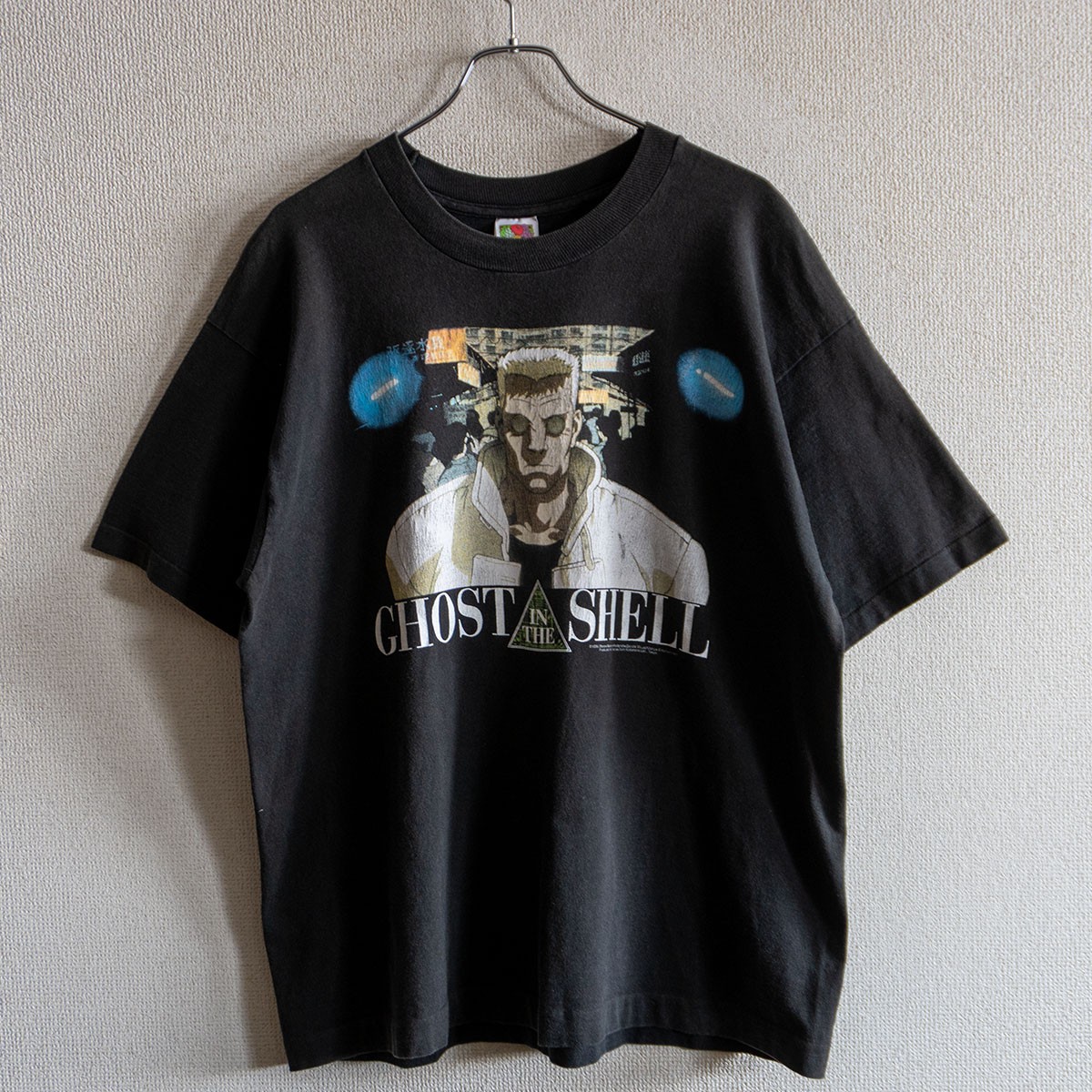 【90s】 【GHOST IN THE SHELL BATOU Tee】 XL 攻殻機動隊 アニメT 90年代 古着 Tシャツ 26030997