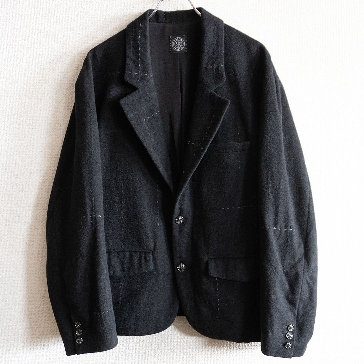 【希少】PORTER CLASSIC【カシミヤ ジャケット】XL 刺し子 ハンドワーク ポータークラシック 26031012