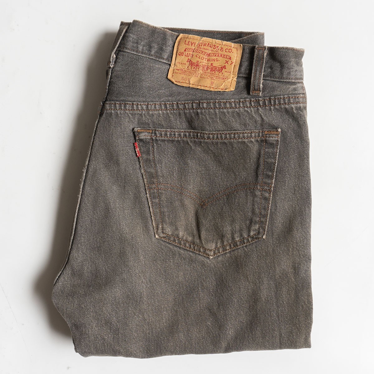 【先染め】 LEVI'S 【80s/501 ブラックデニム デニムパンツ】34×32 リーバイス アメリカ製 80年代 wl 26030964