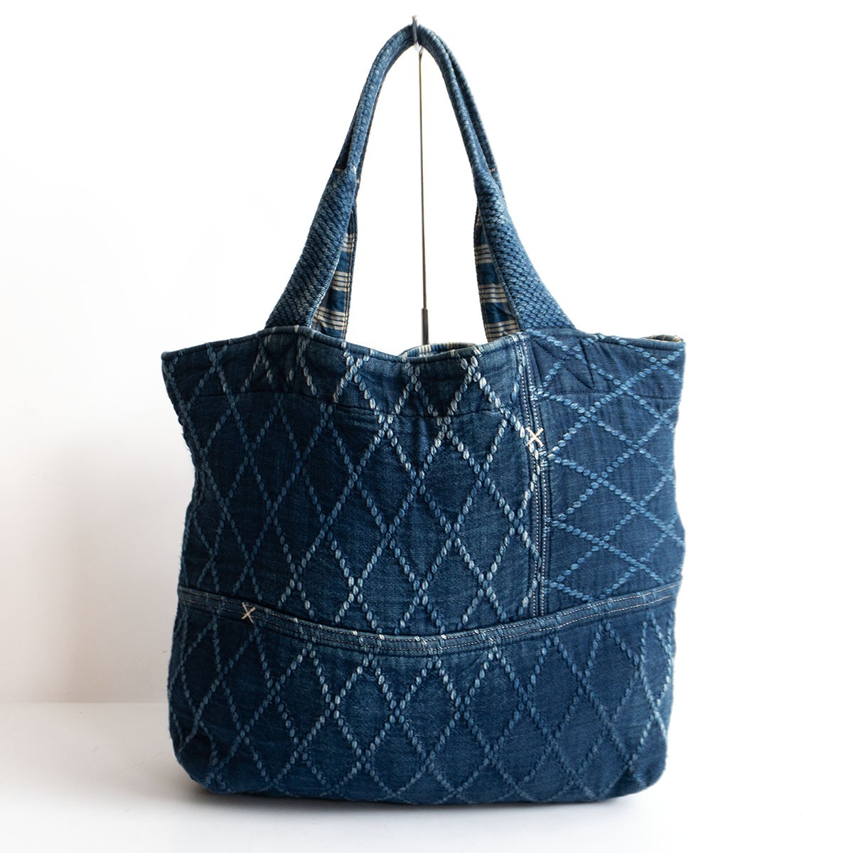 【美品】PORTER CLASSIC【KENDO DIAMOND PATTERN TOTE BAG】剣道 トートバッグ ポータークラシック 26031010