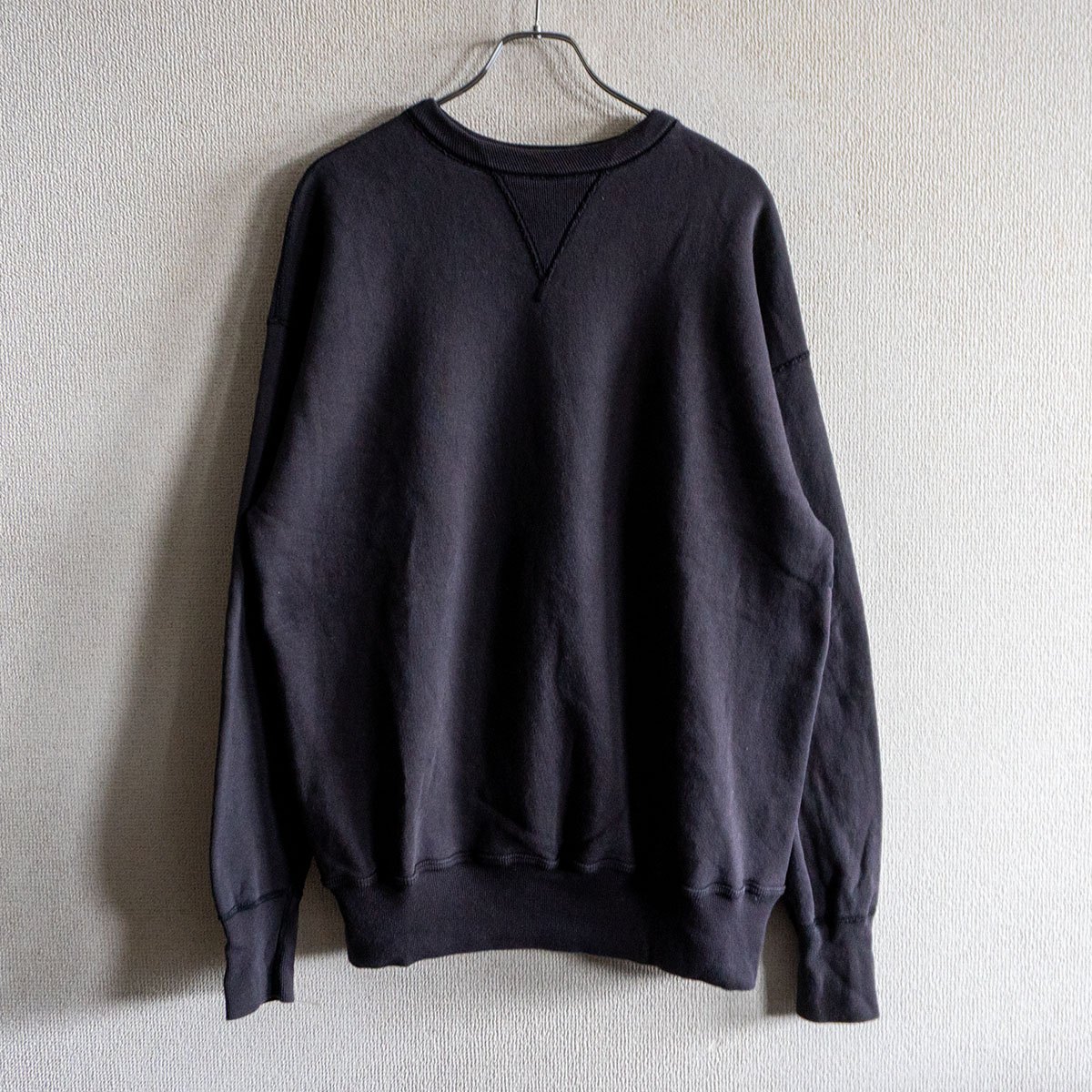 【美品/ビッグ大きさ】WAREHOUSE 【両V 汗水】 44 お召しもの棲み家 黒いこと 26040015