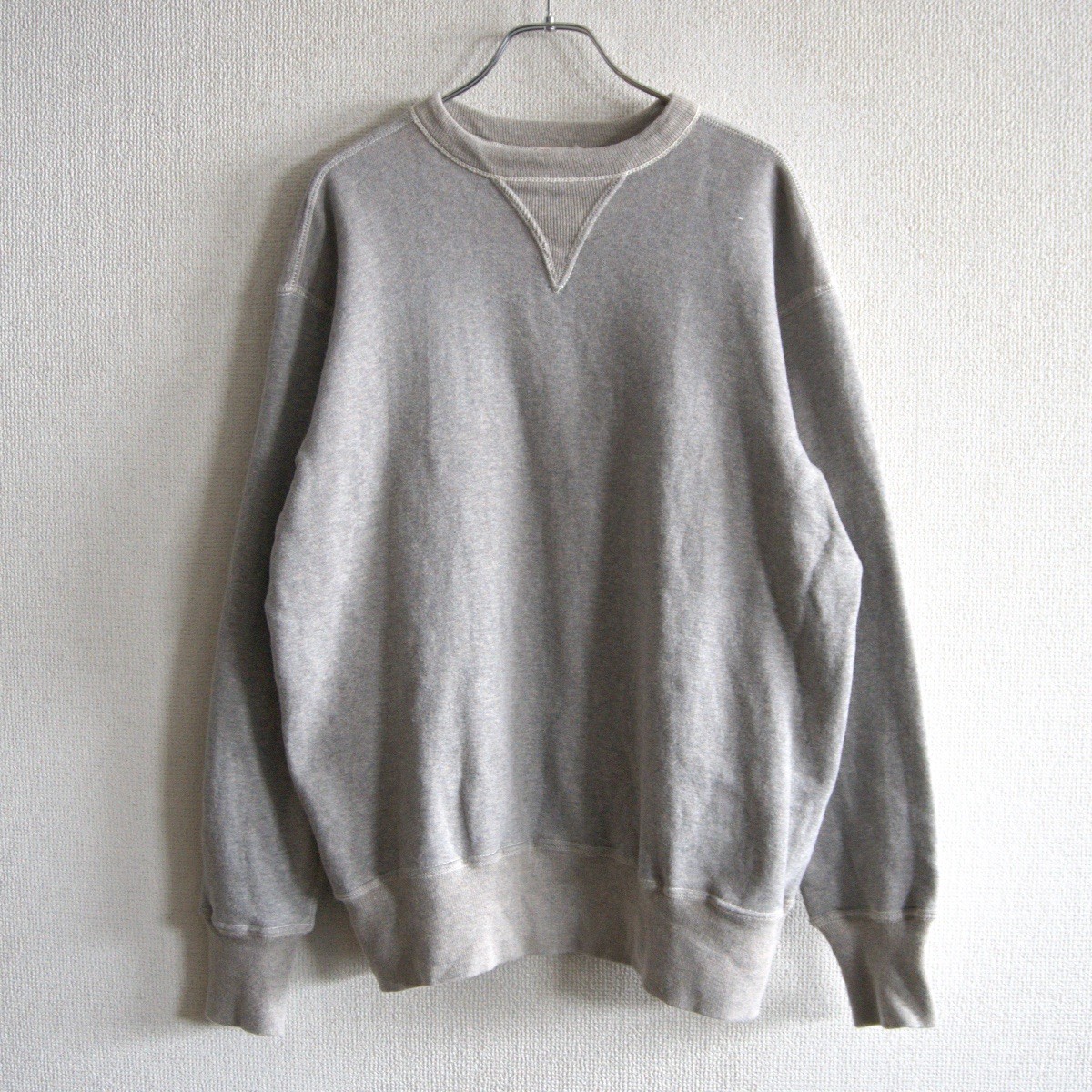 【美品/ビッグサイズ】WAREHOUSE 【両V スウェット】 42 ウエアハウス グレー 26040028