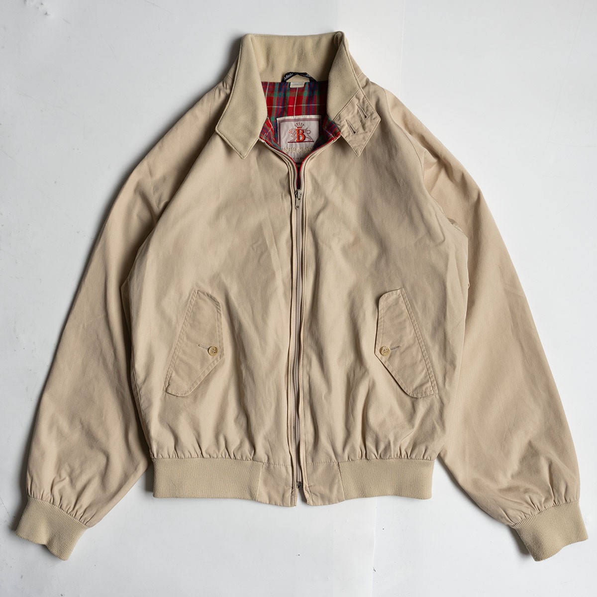 【希少/FOUR CLIMESタグ】BARACUTA【G9 スウィングトップ ハリントンジャケット】 38 バラクータ s2603147