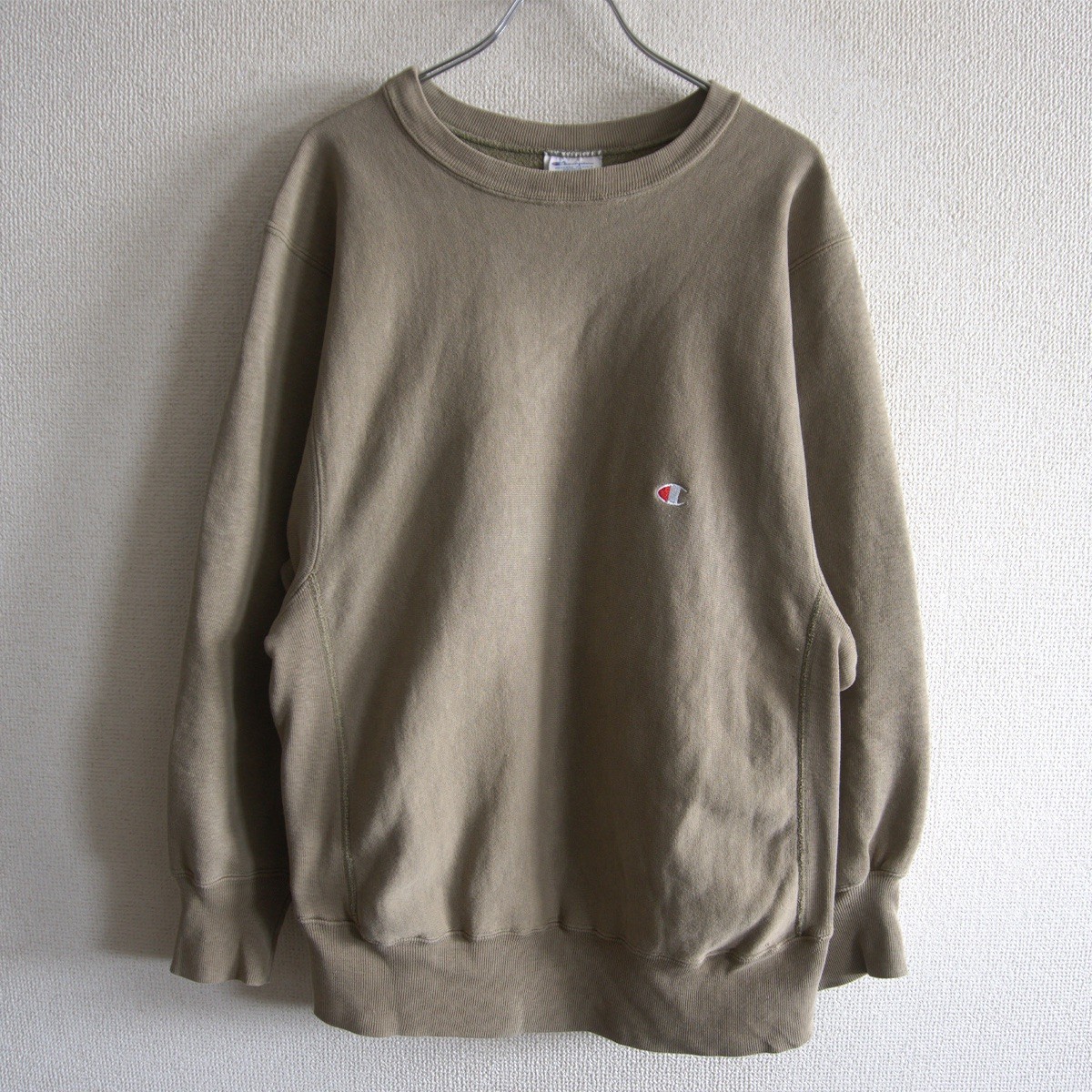 【80s/USA製】CHAMPION【REVERSE WEAVE リバースウィーブ スウェット】M チャンピオン カーキ オリーブ 26040124