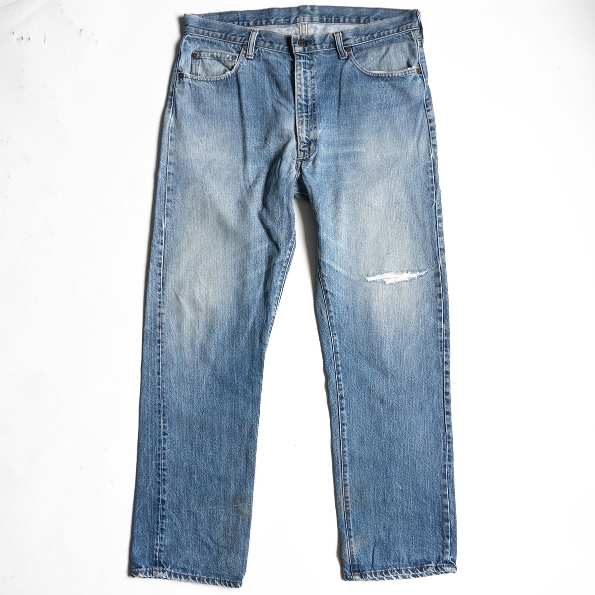 【雰囲気抜群/60s~70s】 LEVI'S 【505 ビッグE デニムパンツ】 ボタン裏8 リーバイス ヴィンテージ 26040115|OLD BOY SHOP