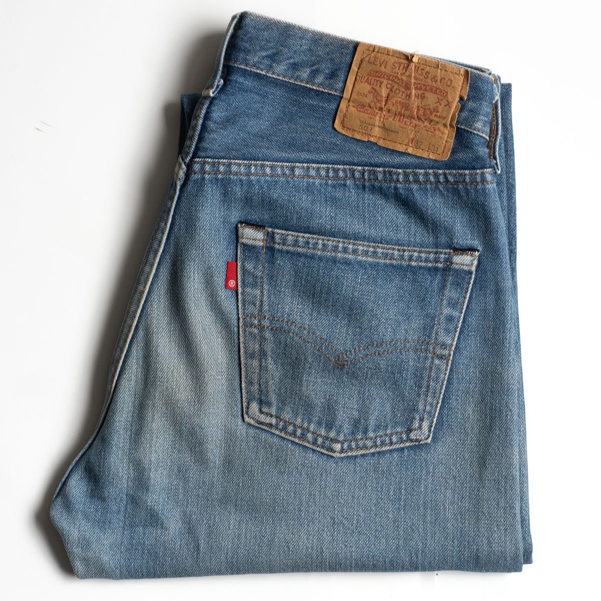 【雰囲気抜群/80s】 LEVI'S 【501 赤耳 デニムパンツ】32×31 ボタン裏524 赤耳 リーバイス アメリカ USA 製 ヴィンテージ 26040118