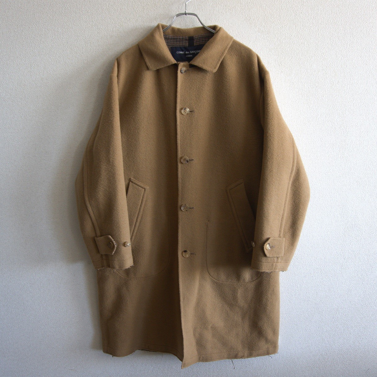 【AD2022】COMME des GARCONS HOMME 【ステンカラー コート】 S コムデギャルソンオム 26040168