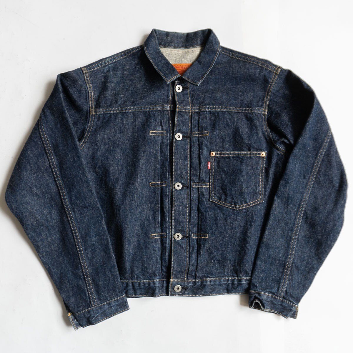 【美品/濃紺】 LEVI'S 【1st 506XX ビッグE デニムジャケット】40 日本製 リーバイス 26030640