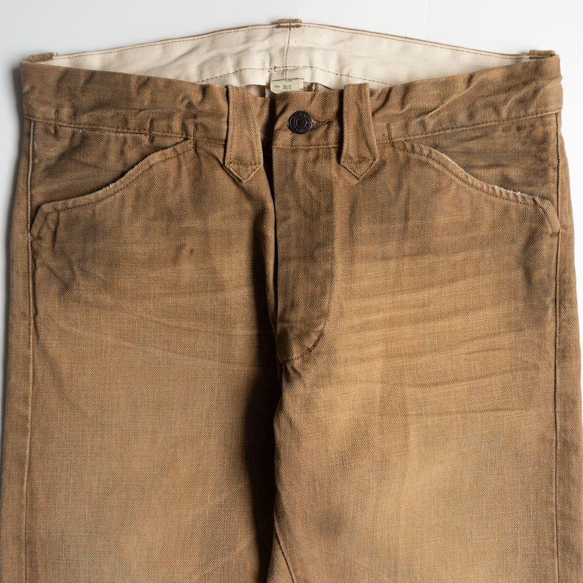 【名作】RRL 【 BROWN DENIM WESTERN TROUSER 】30×32 ウエスタンデニム トラウザー パンツ 26030418