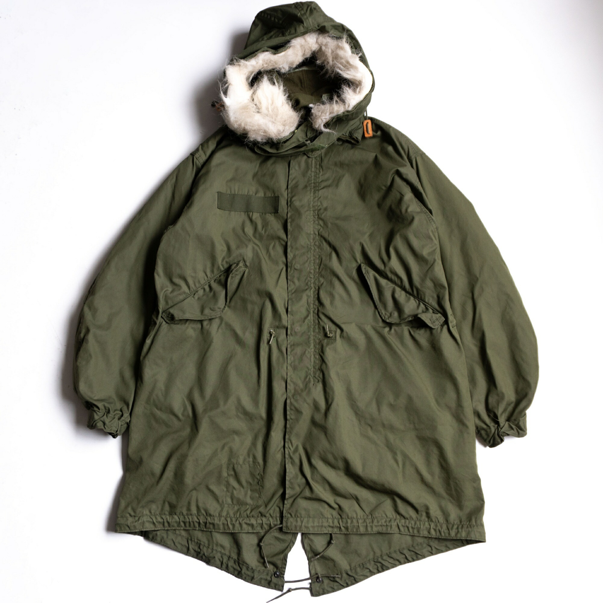 【70s】US ARMY【M-65 モッズコート】S フルセット フィッシュテール アノラック 正規陸軍 米軍 26040706