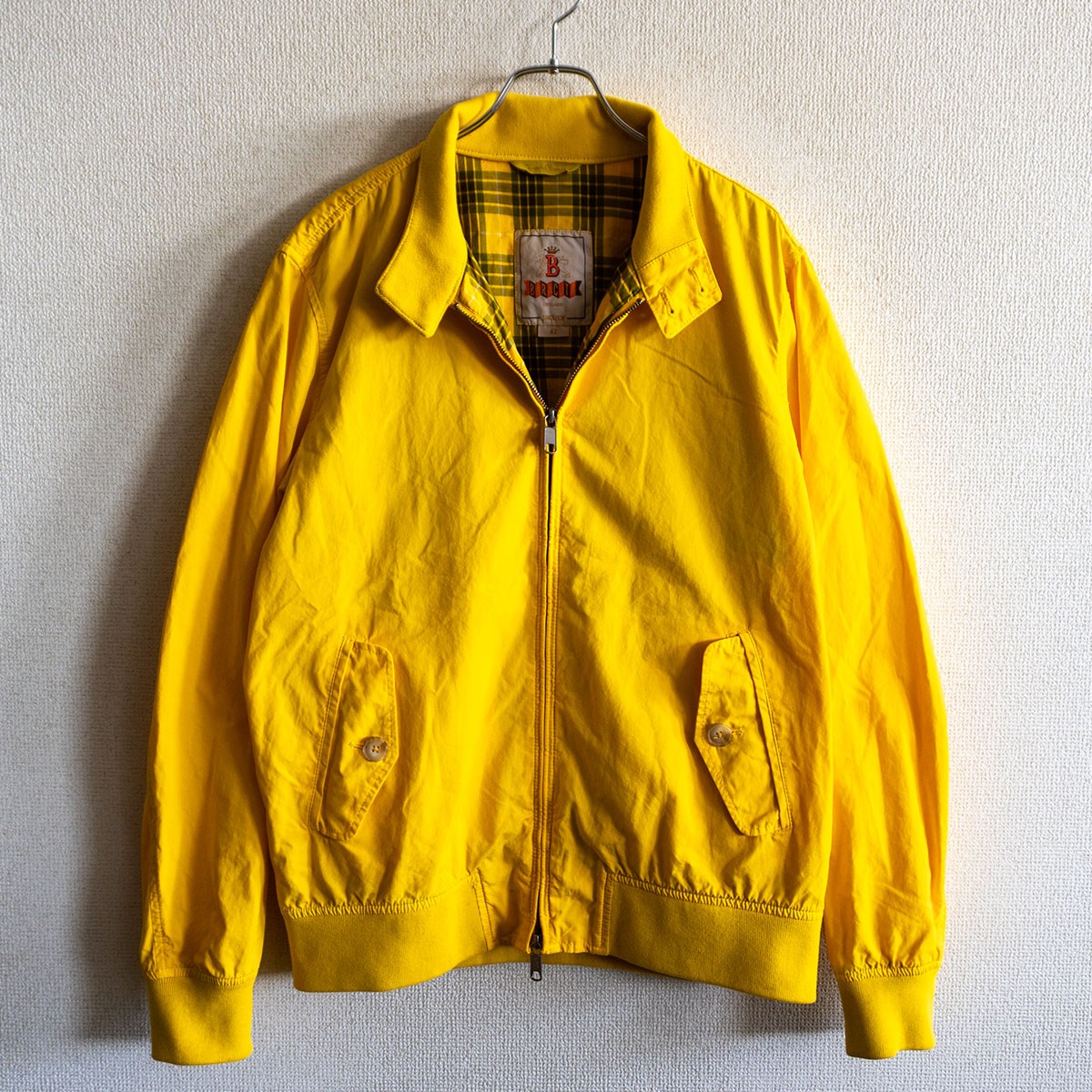 【美品】 BARACUTA 【G9 スウィングトップ ハリントンジャケット】 42 バラクータ イエロー 26040749