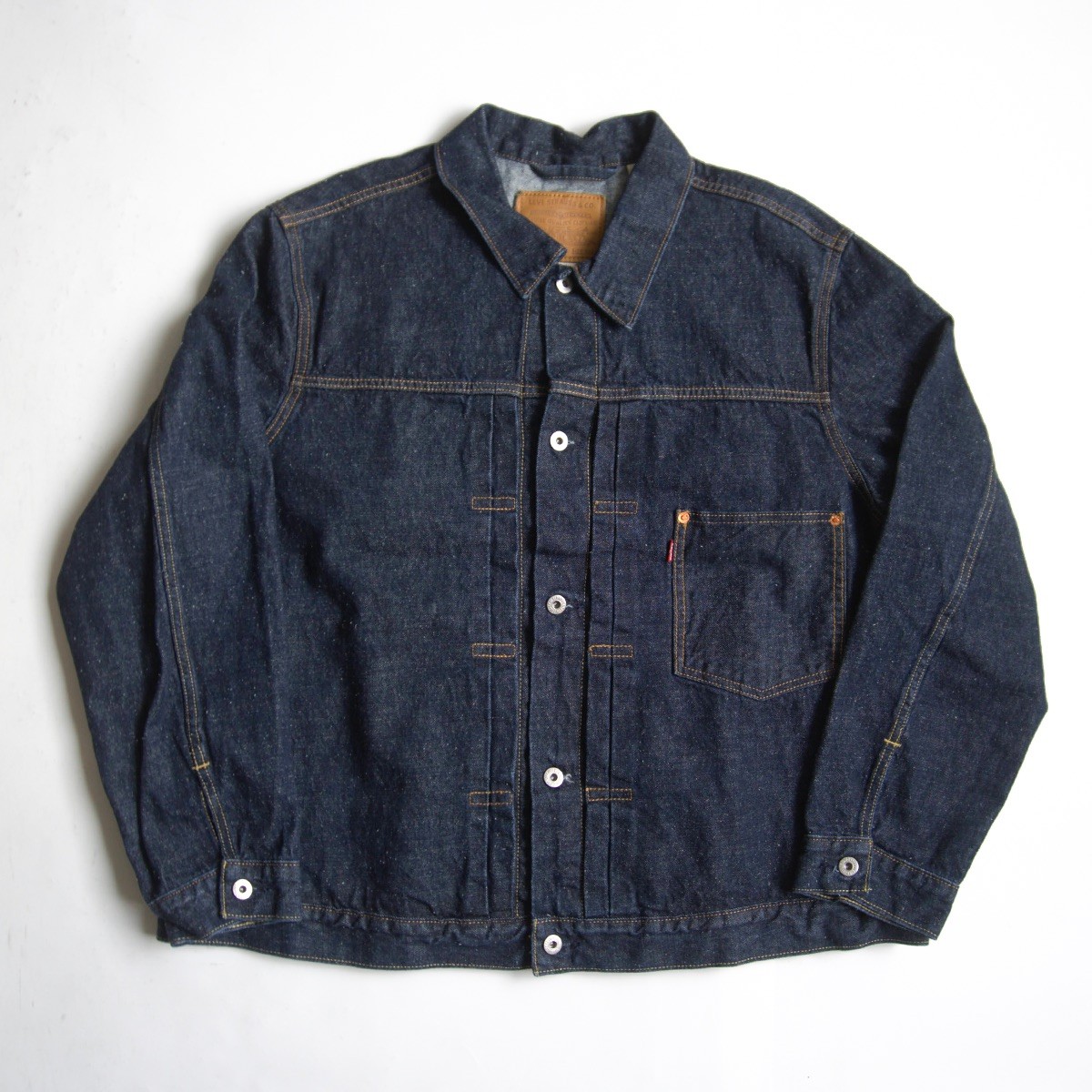 【美品/ビッグサイズ/Tバック】 LEVI PREMIUM【 TYPE I トラッカー デニムジャケット 】XXL 1st ファースト リーバイス 26040867