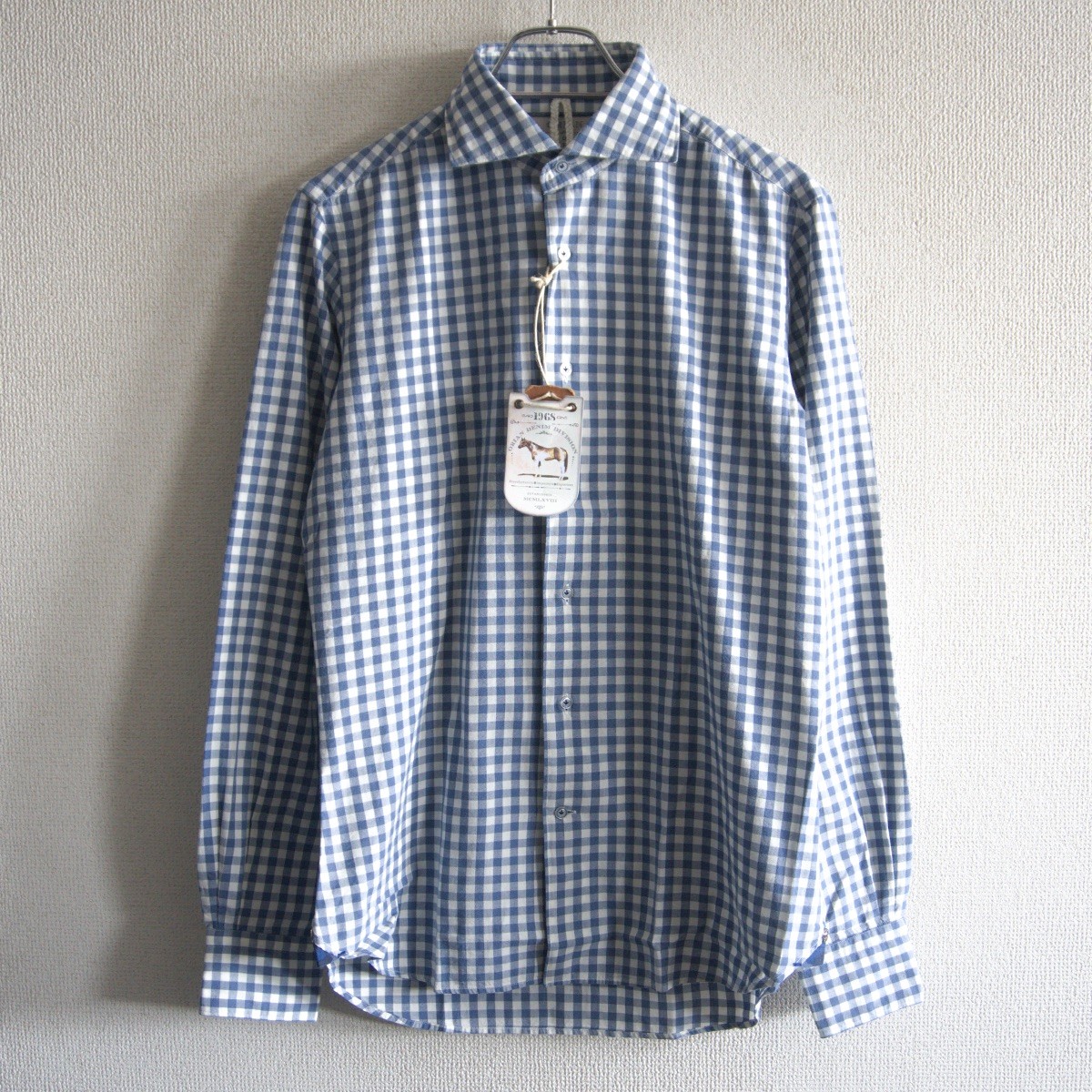【未当て嵌める品】ORIAN【DENIM DIVISION SHIRTS】38-15 読み合わせる プルオーバー オリアン 26050487