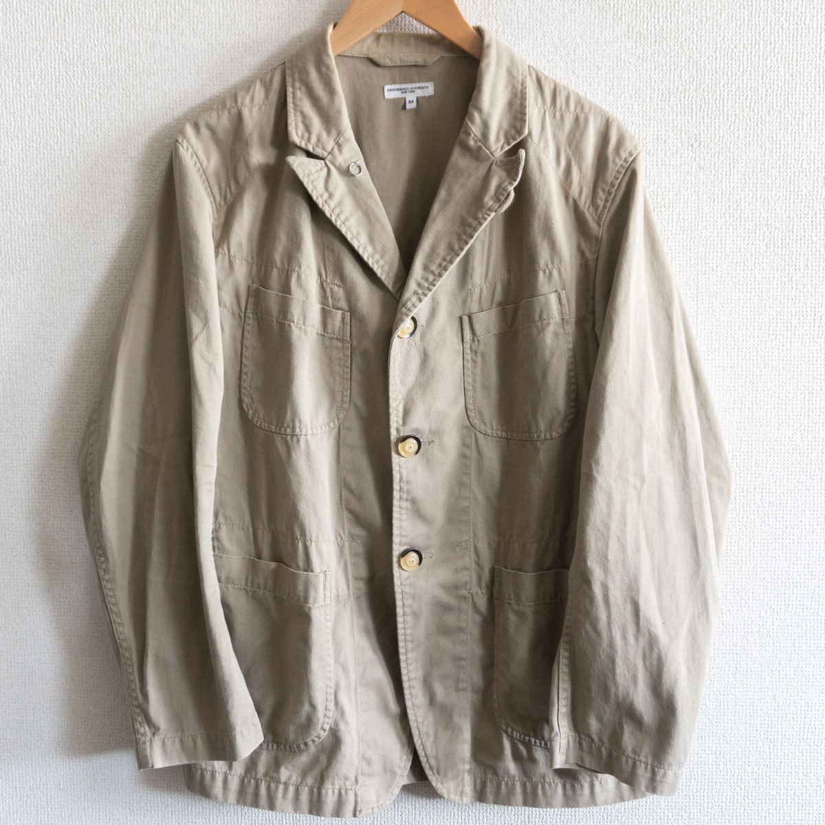 【雰囲気抜群】Engineered Garments【BEDFORD JACKET】M コットン ベッドフォードジャケット エンジニアードガーメンツ 26050427|OLD BOY SHOP