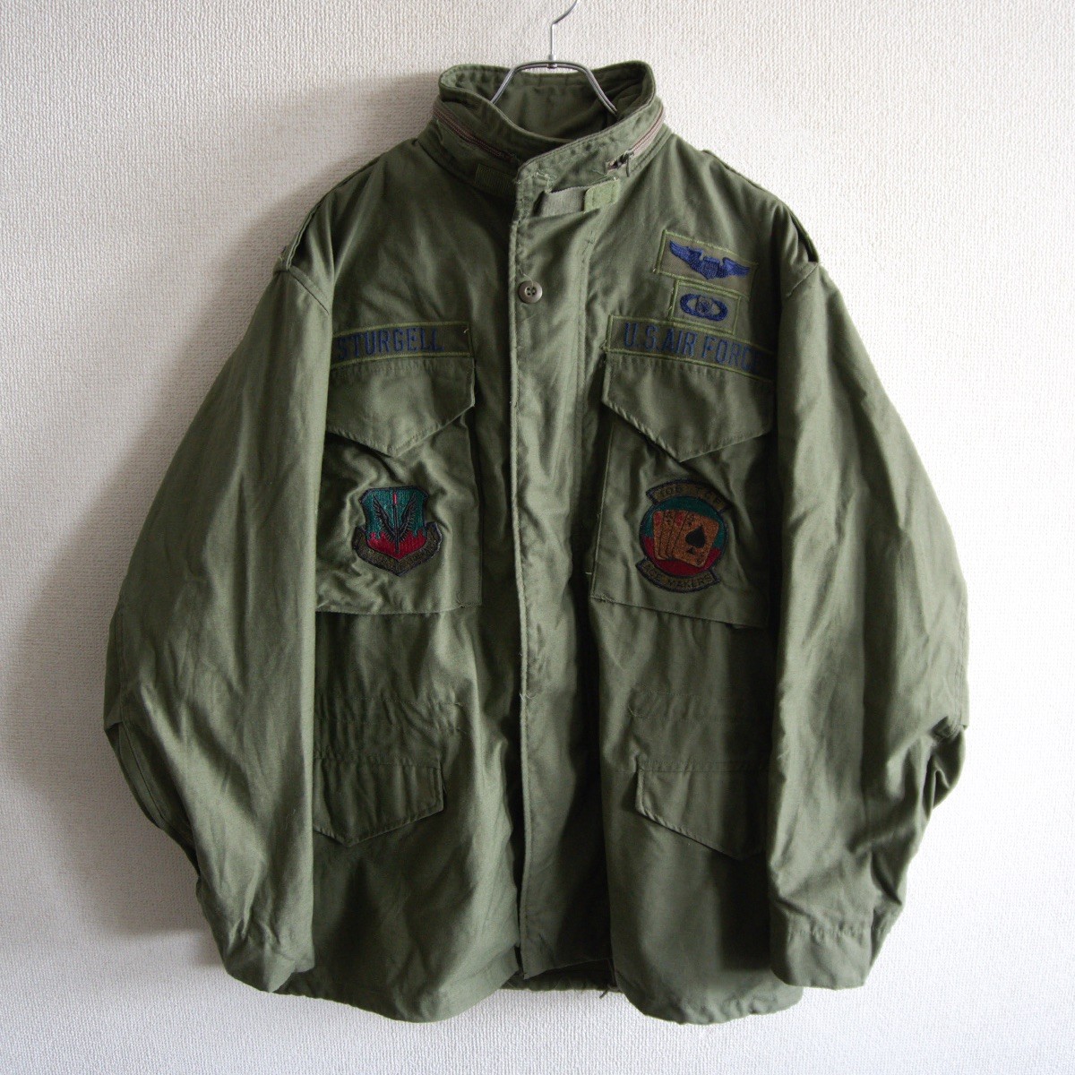 【美品/80s】US ARMY【M-65 3rd 活動の領域上衣】MEDIUM-REGULAR 80日付け 古着 26050395