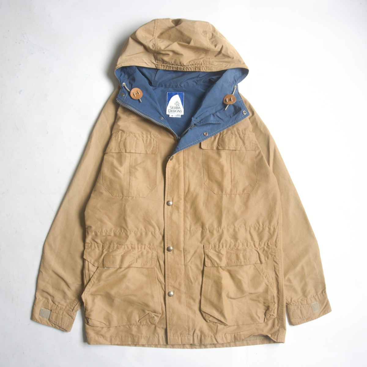 【美品】Sierra Designs 【USA製 60/40差し交わす お山パーカー】M 自然的 上衣 シエラデザイン 26050506