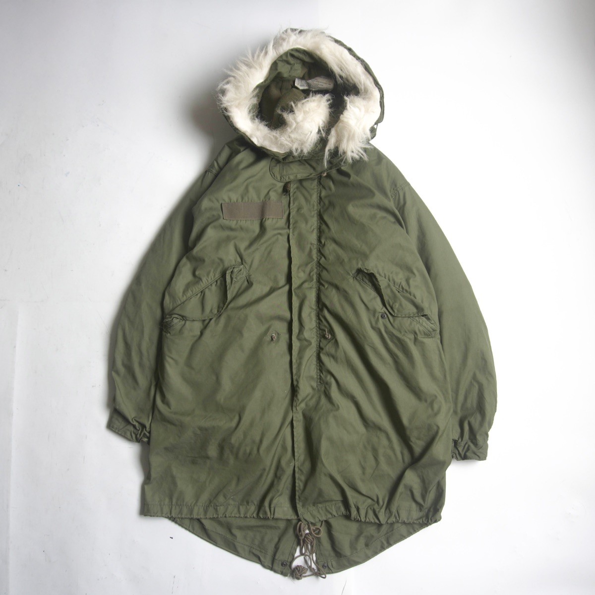 【80s】US ARMY【M-65 モッズコート】XS フルセット フィッシュテール アノラック 正規陸軍 米軍 26050478