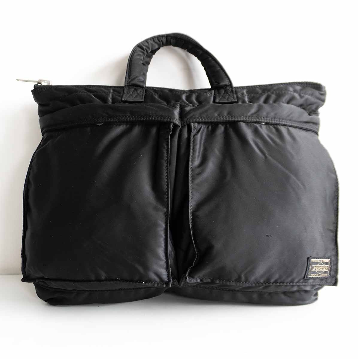 【定番】PORTER 【遊撃手 安全帽御徒面子】ボーイ ショルダーバッグ ナイロン 黒いこと TANKER BAG 26050598